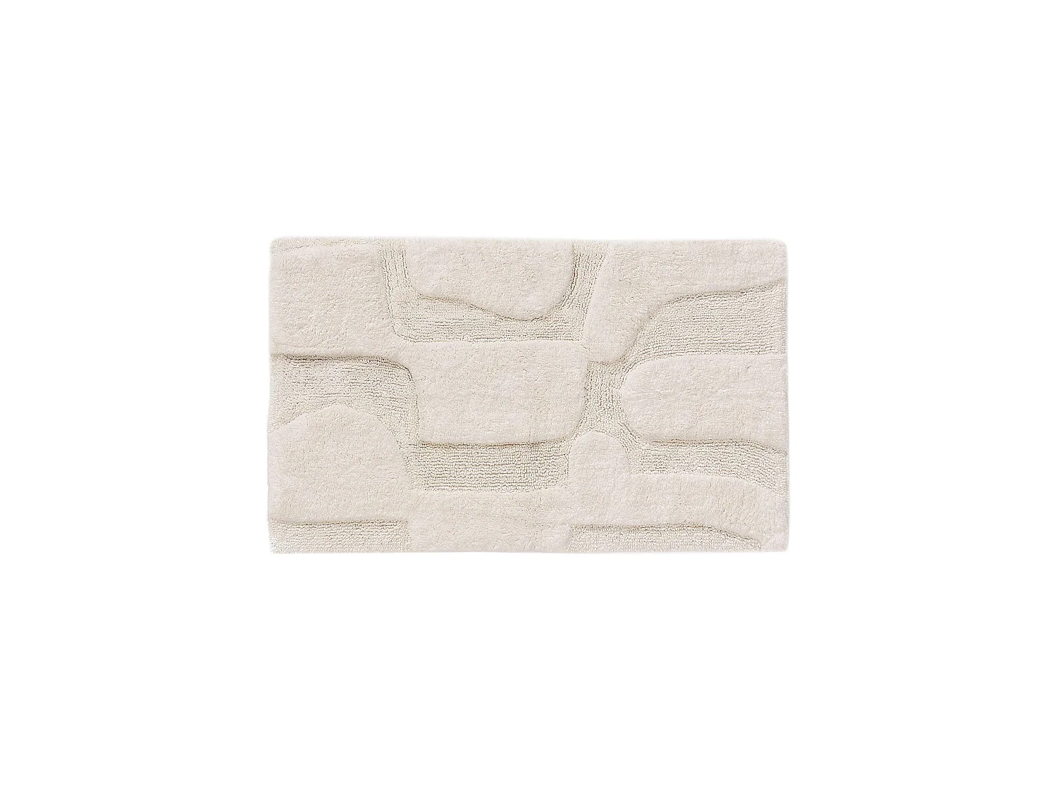 Tapis de Bain Nehir Blanc 80x150 cm