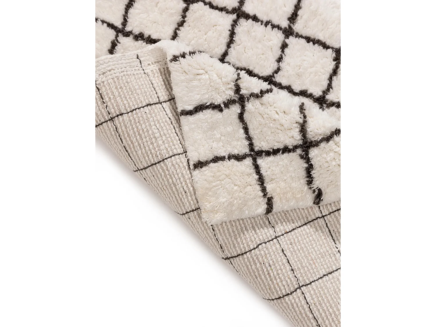 Tapis de Bain Wavu Blanc 60x100 cm