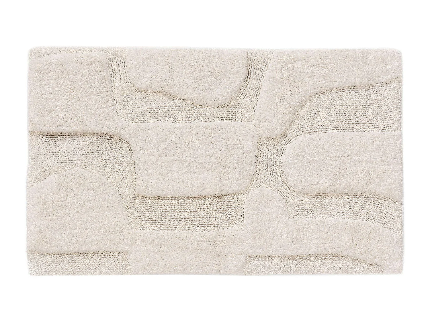 Tapis de Bain Nehir Blanc 70x120 cm