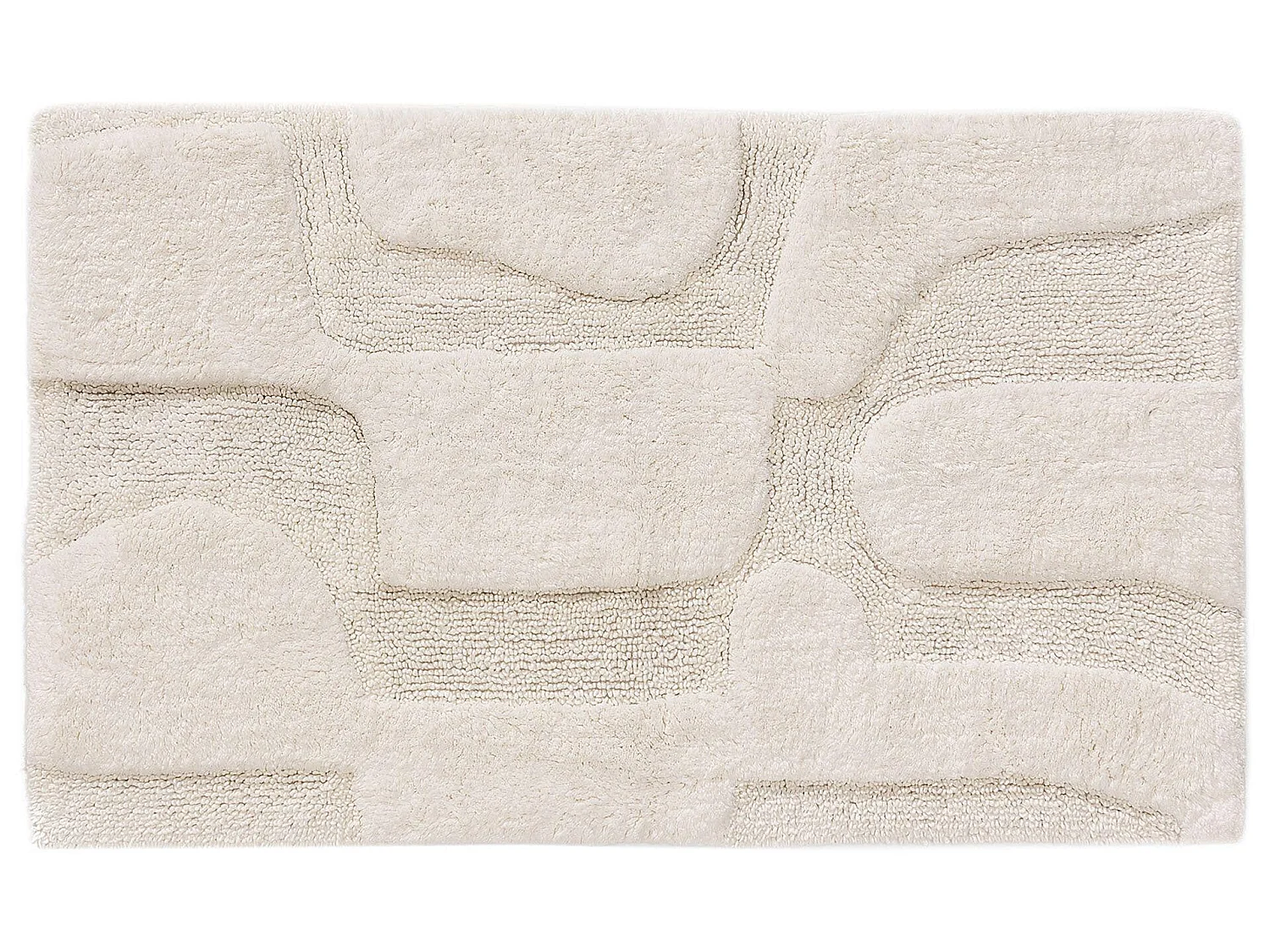 Tapis de Bain Nehir Blanc 70x120 cm