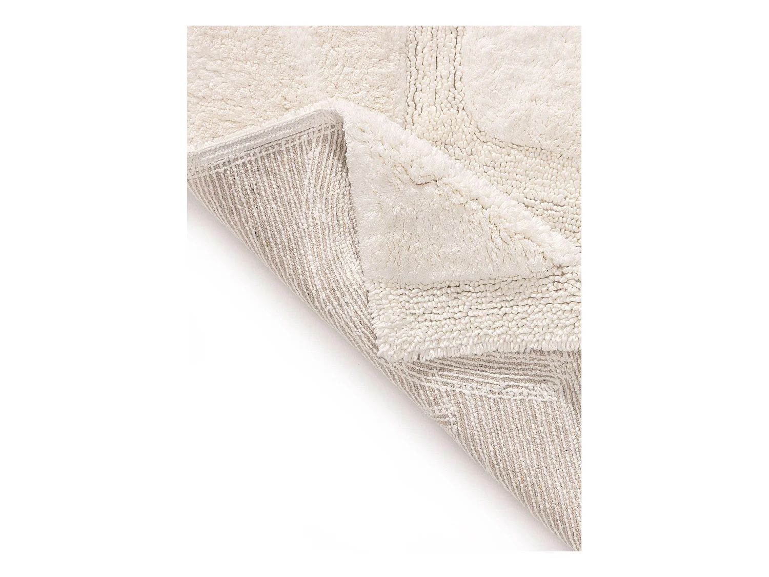 Tapis de Bain Nehir Blanc 60x100 cm