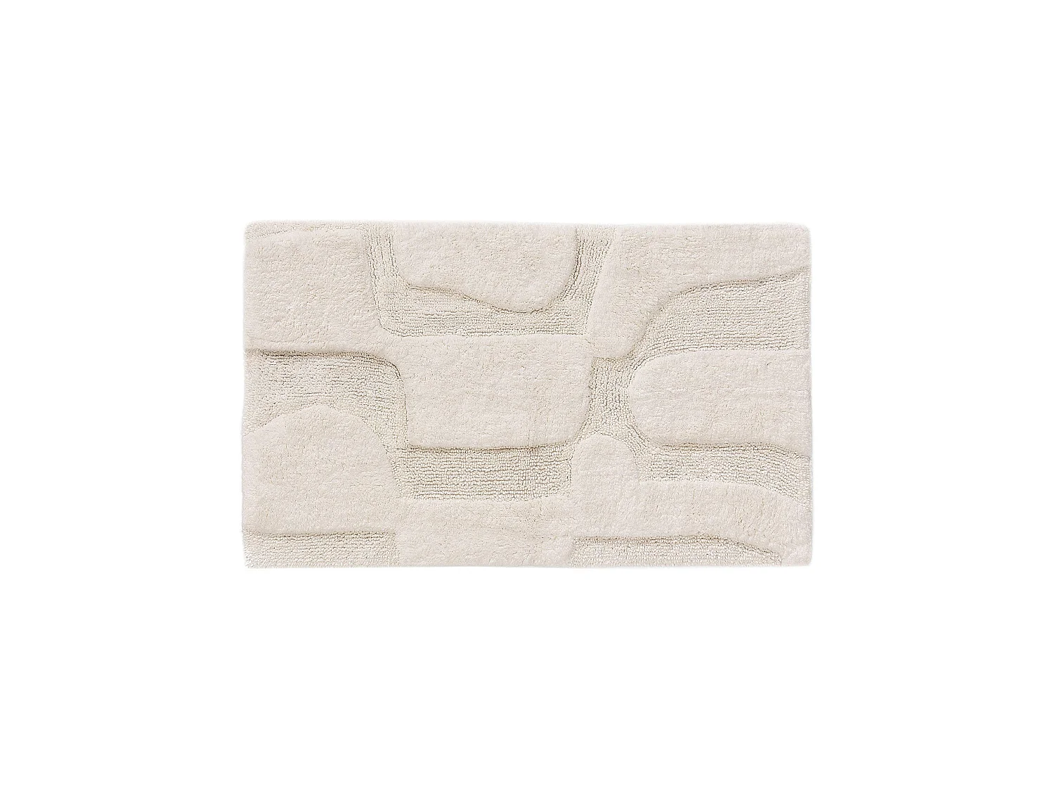 Tapis de Bain Nehir Blanc 60x100 cm