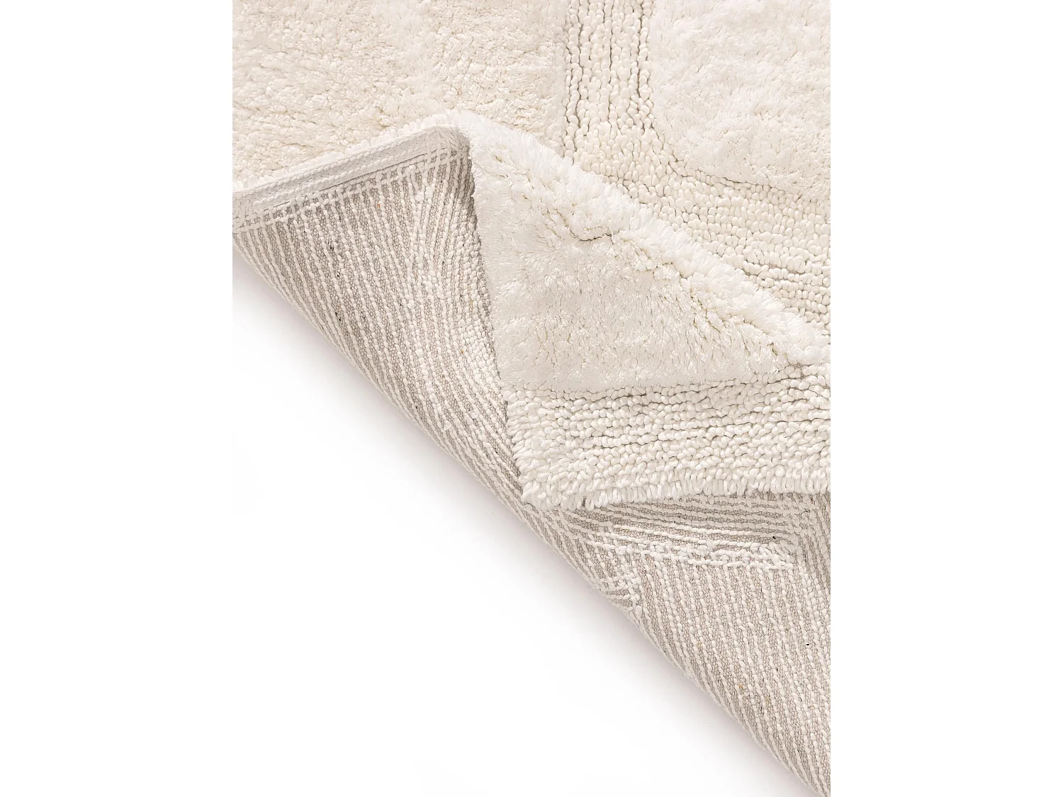 Tapis de Bain Nehir Blanc 60x100 cm