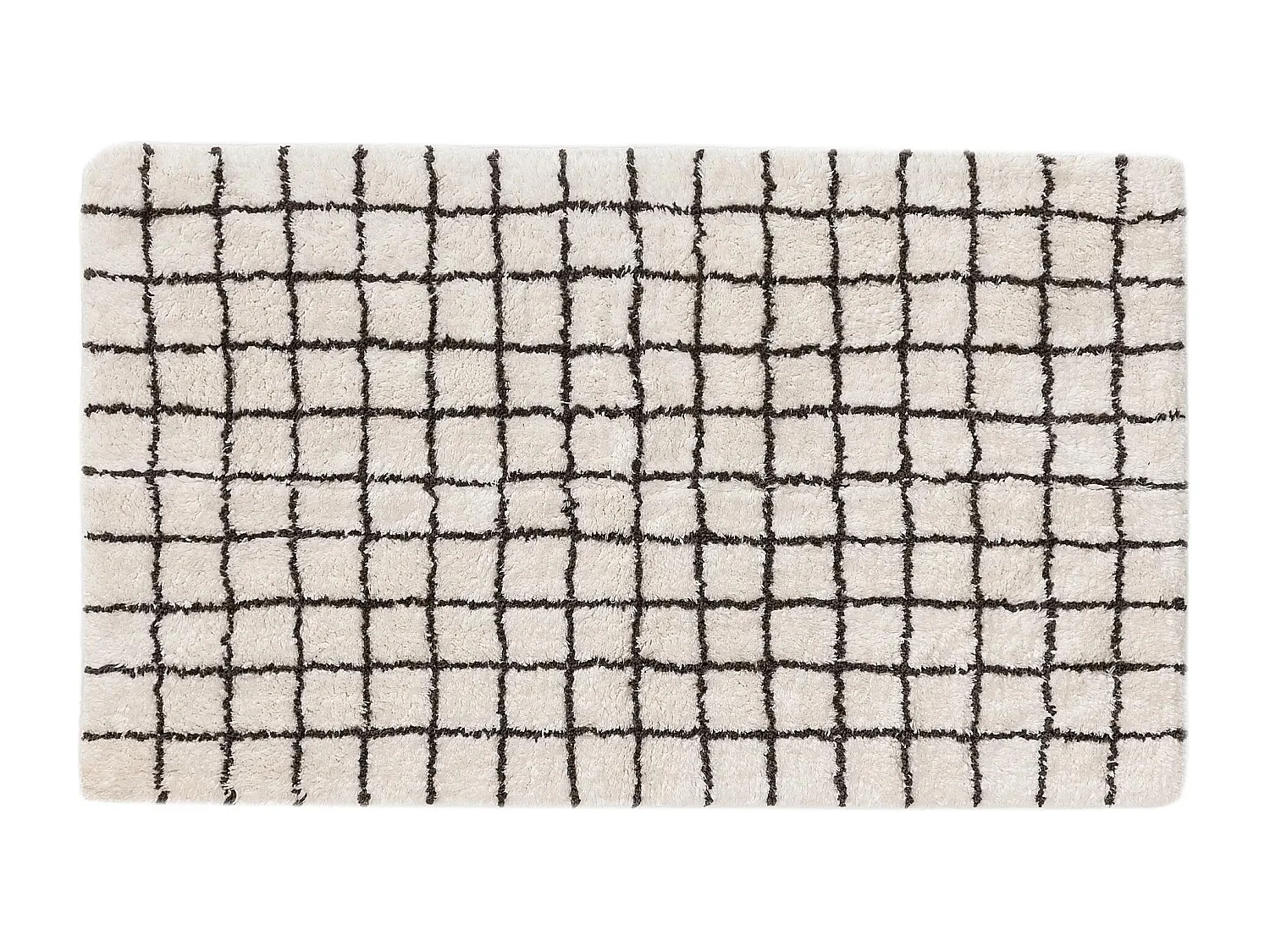 Tapis de Bain Wavu Blanc 70x120 cm