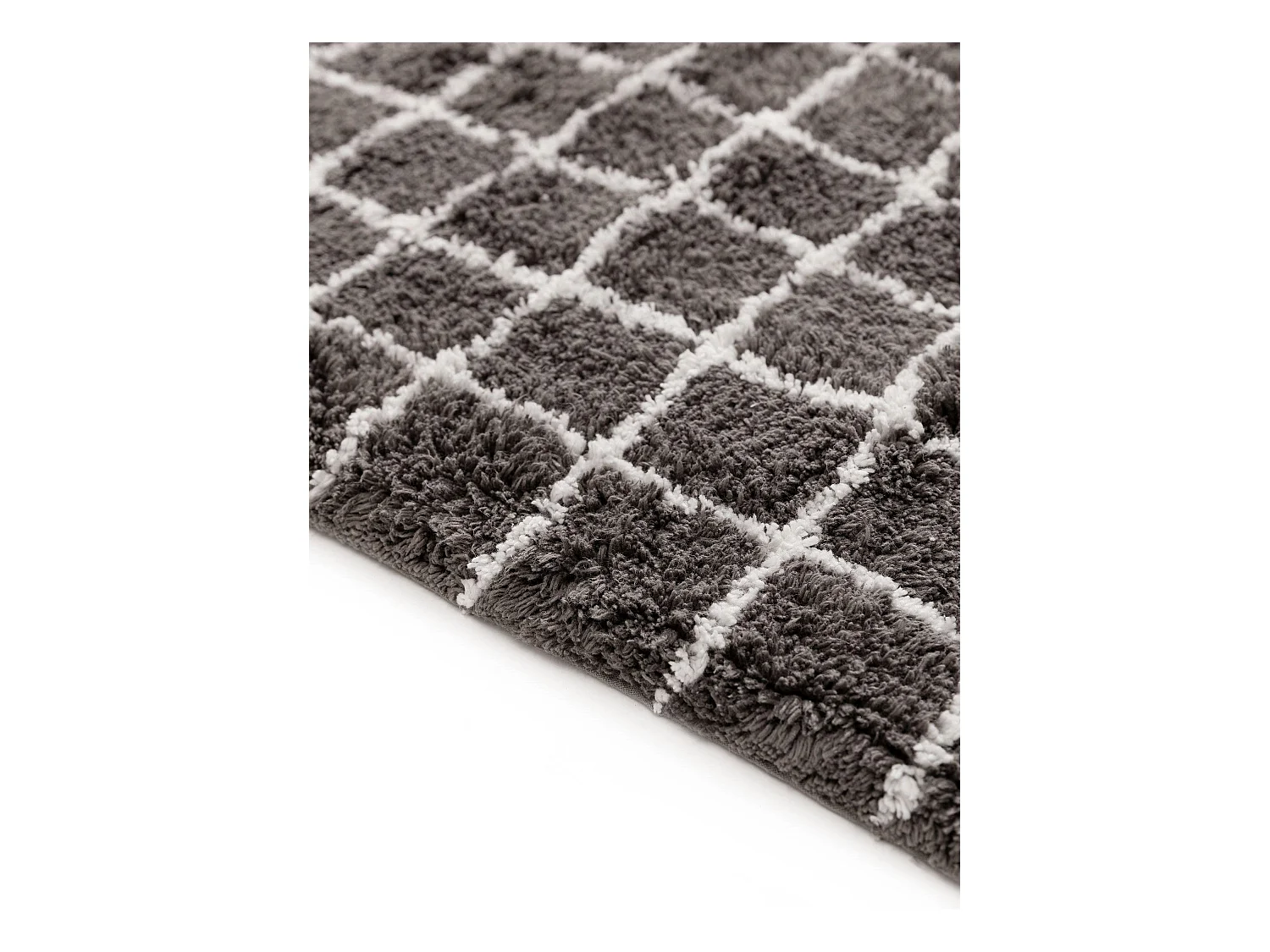 Tapis de Bain Wavu Gris 50x80 cm