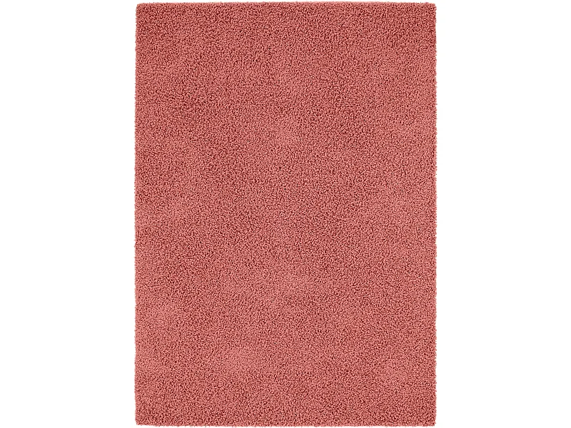 Tapis à poils longs Swirls Rose 133x190 cm