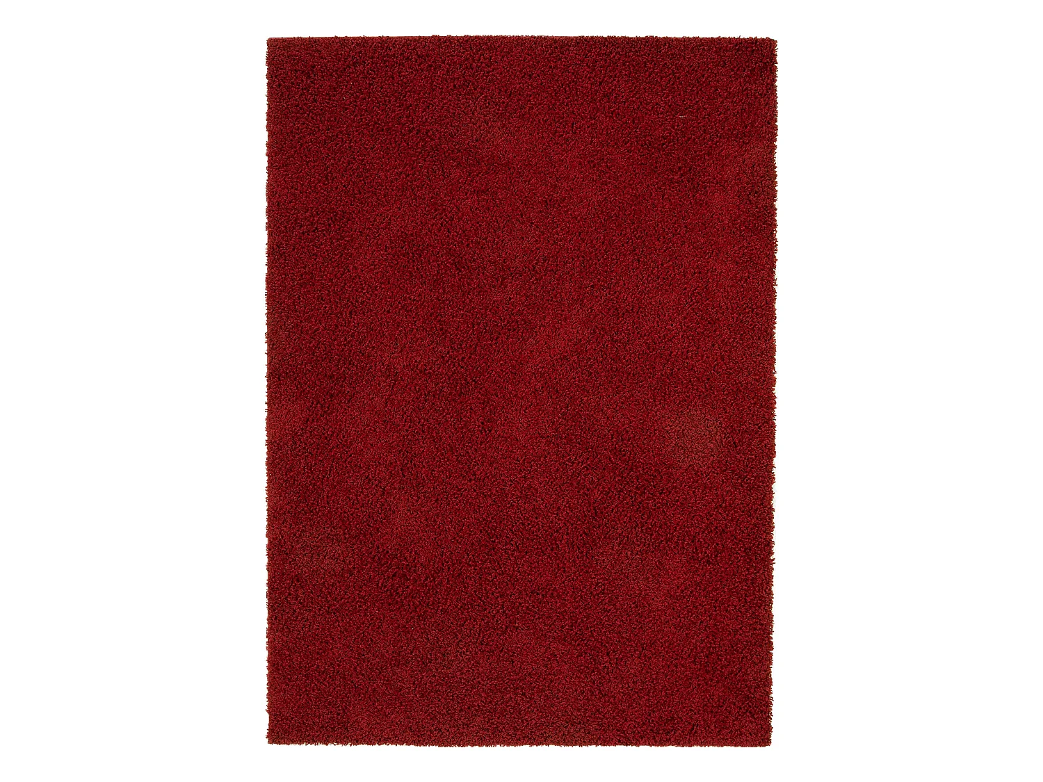 Tapis à poils longs Swirls Rouge foncé 133x190 cm