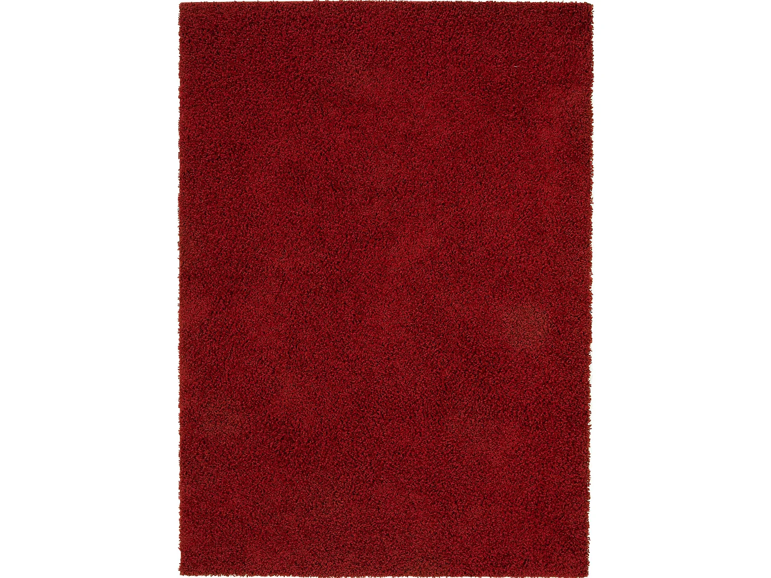 Tapis à poils longs Swirls Rouge foncé 133x190 cm