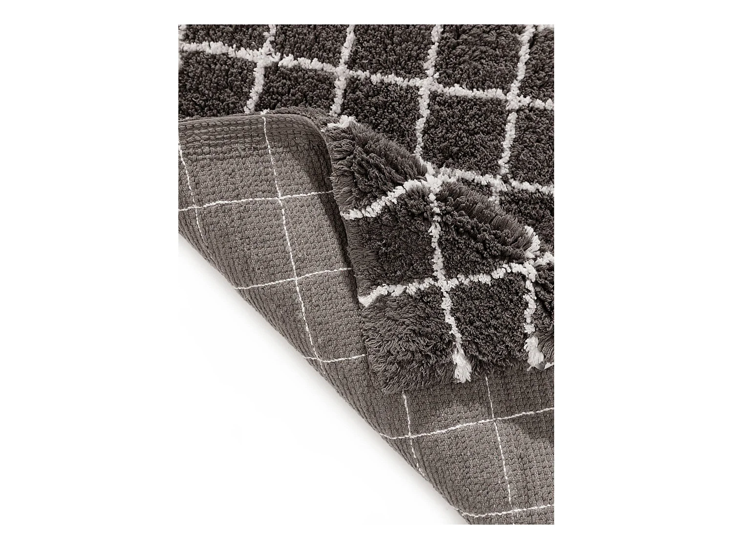 Tapis de Bain Wavu Gris 70x120 cm