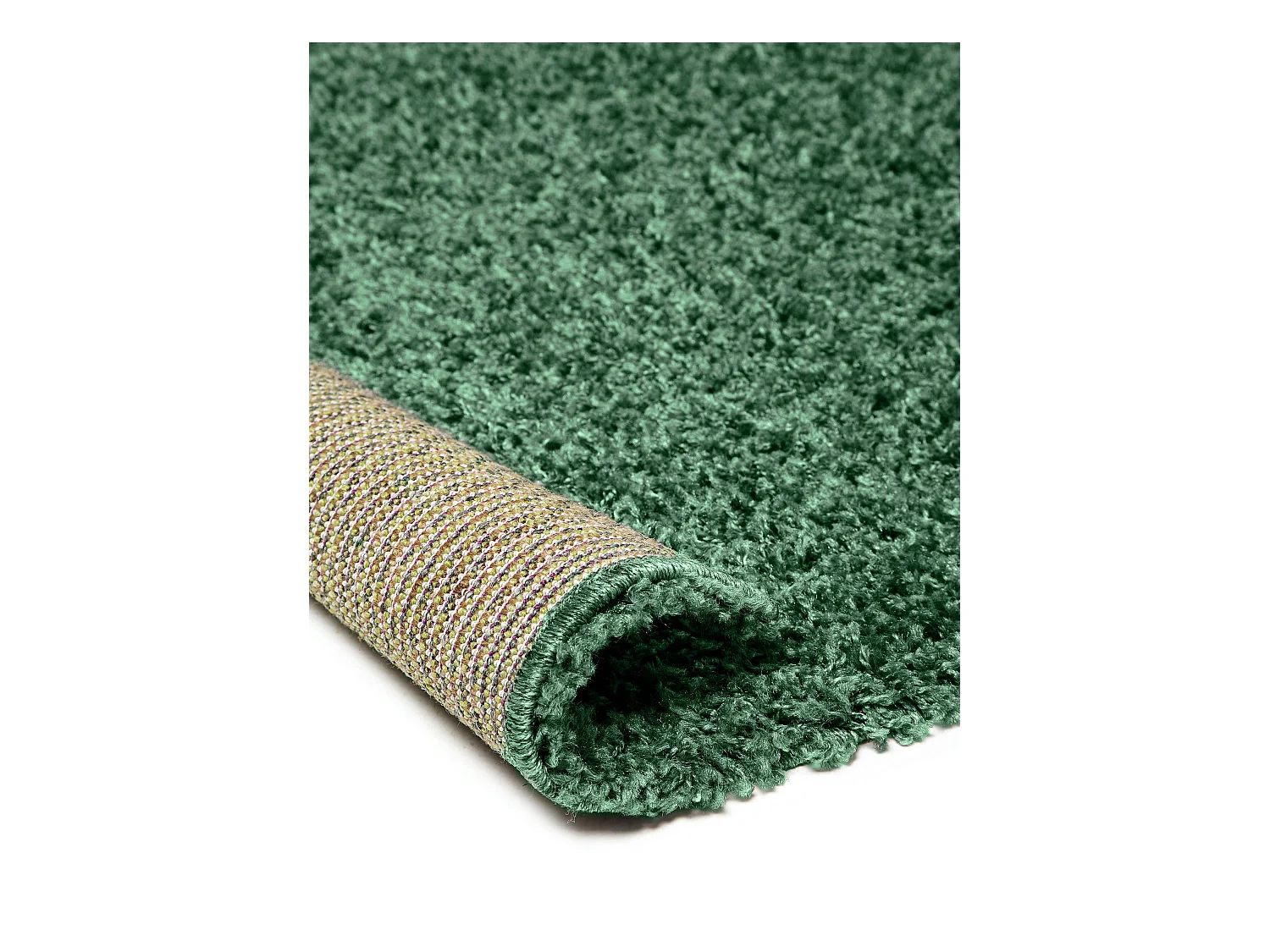 Tapis à poils longs Swirls Vert 120x170 cm