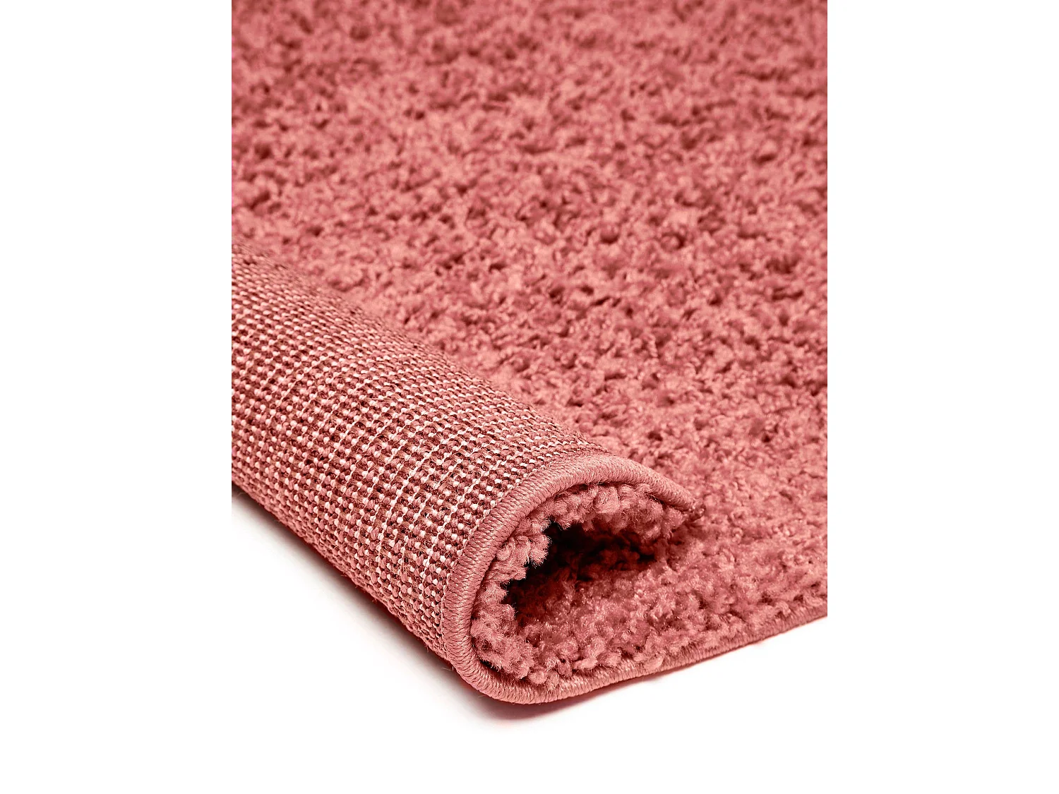 Tapis à poils longs Swirls Rose 120x170 cm