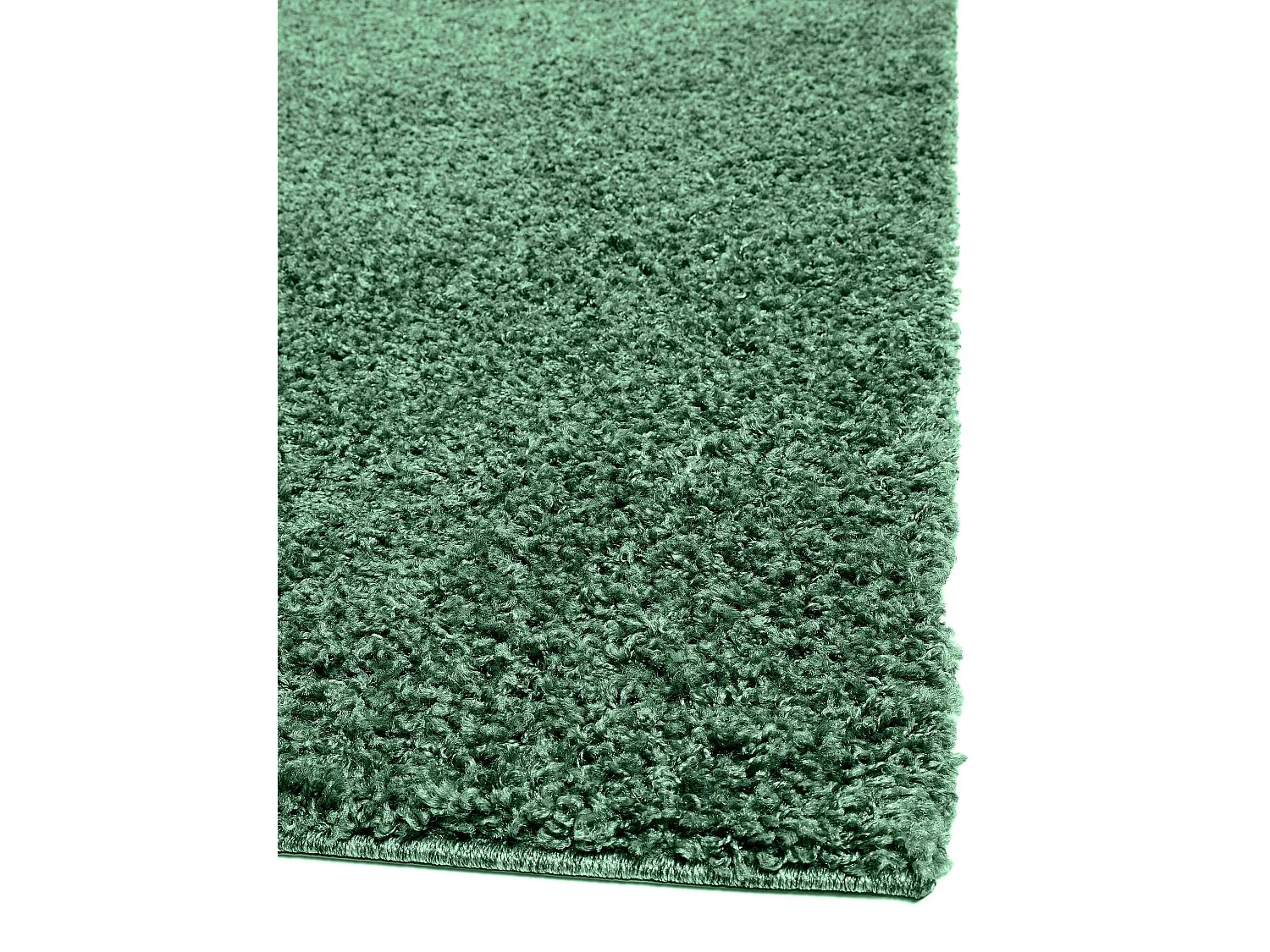 Tapis à poils longs Swirls Vert 133x190 cm
