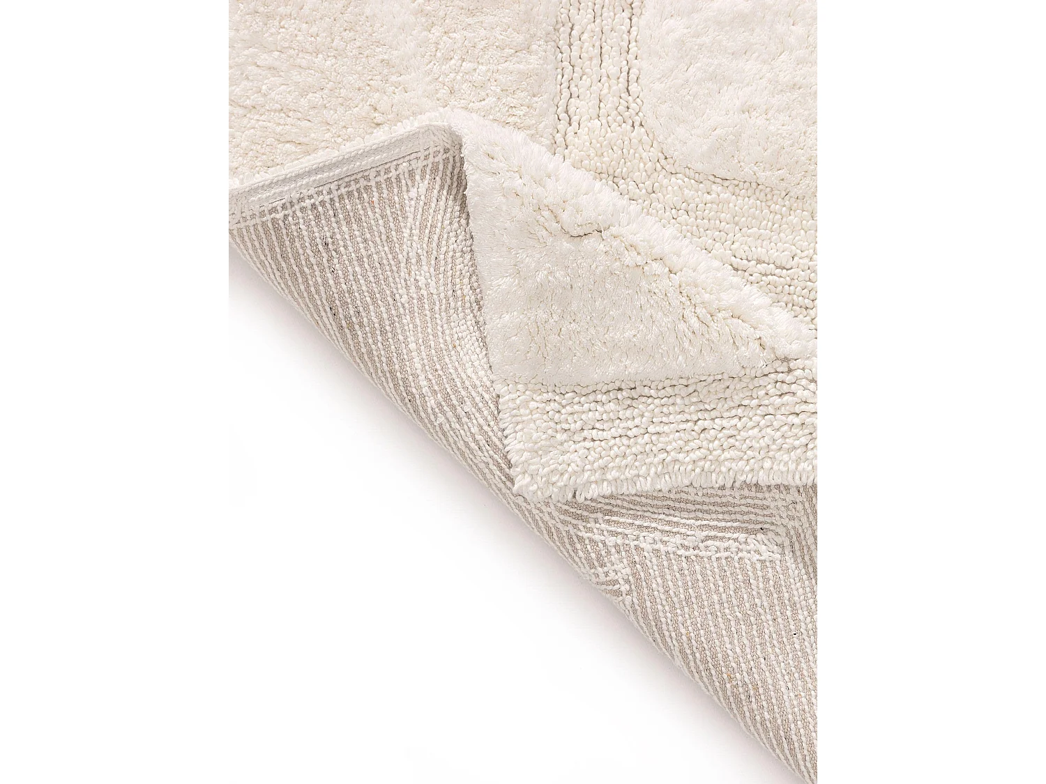 Tapis de Bain Nehir Blanc 50x80 cm