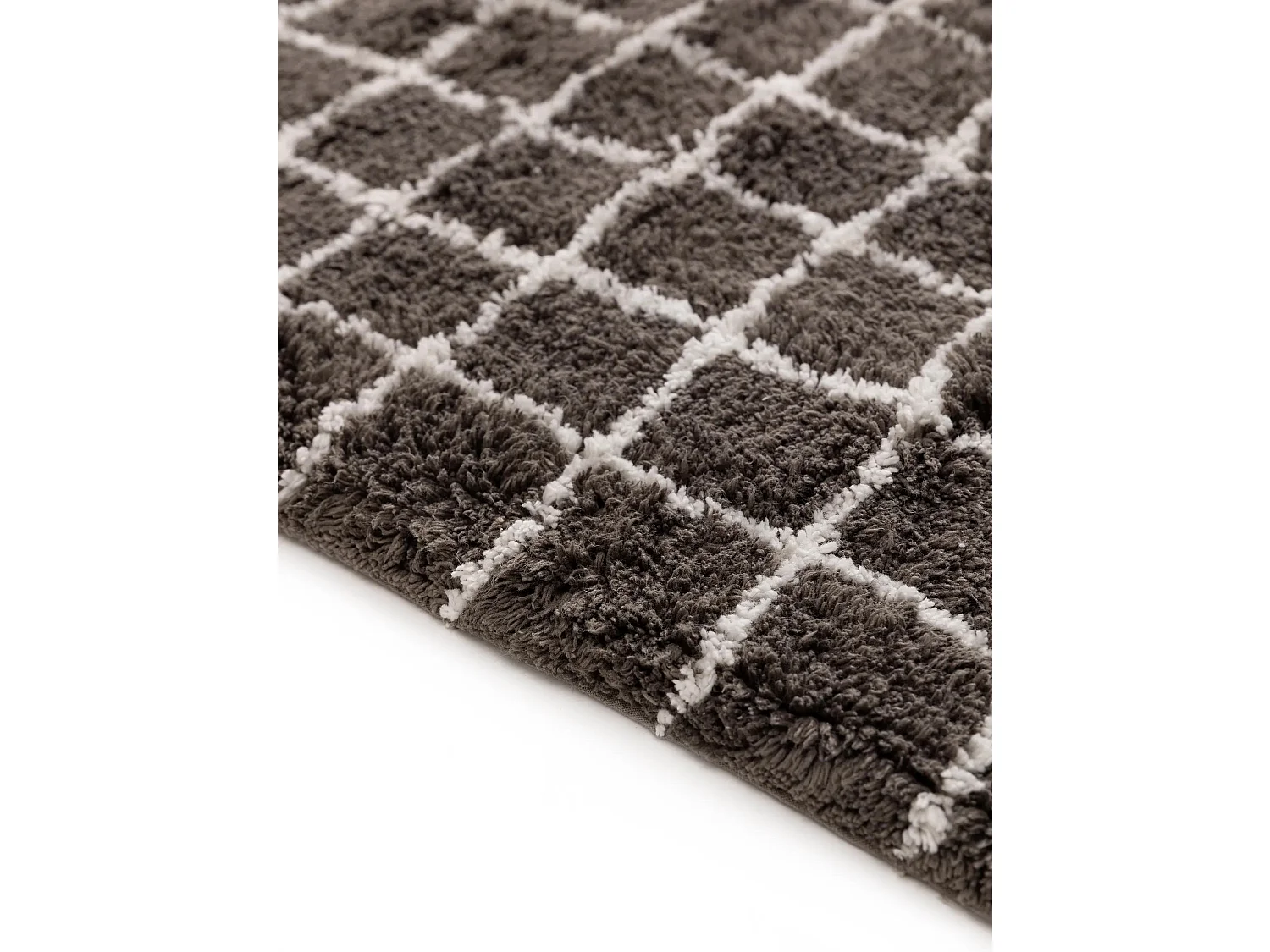 Tapis de Bain Wavu Gris 60x100 cm