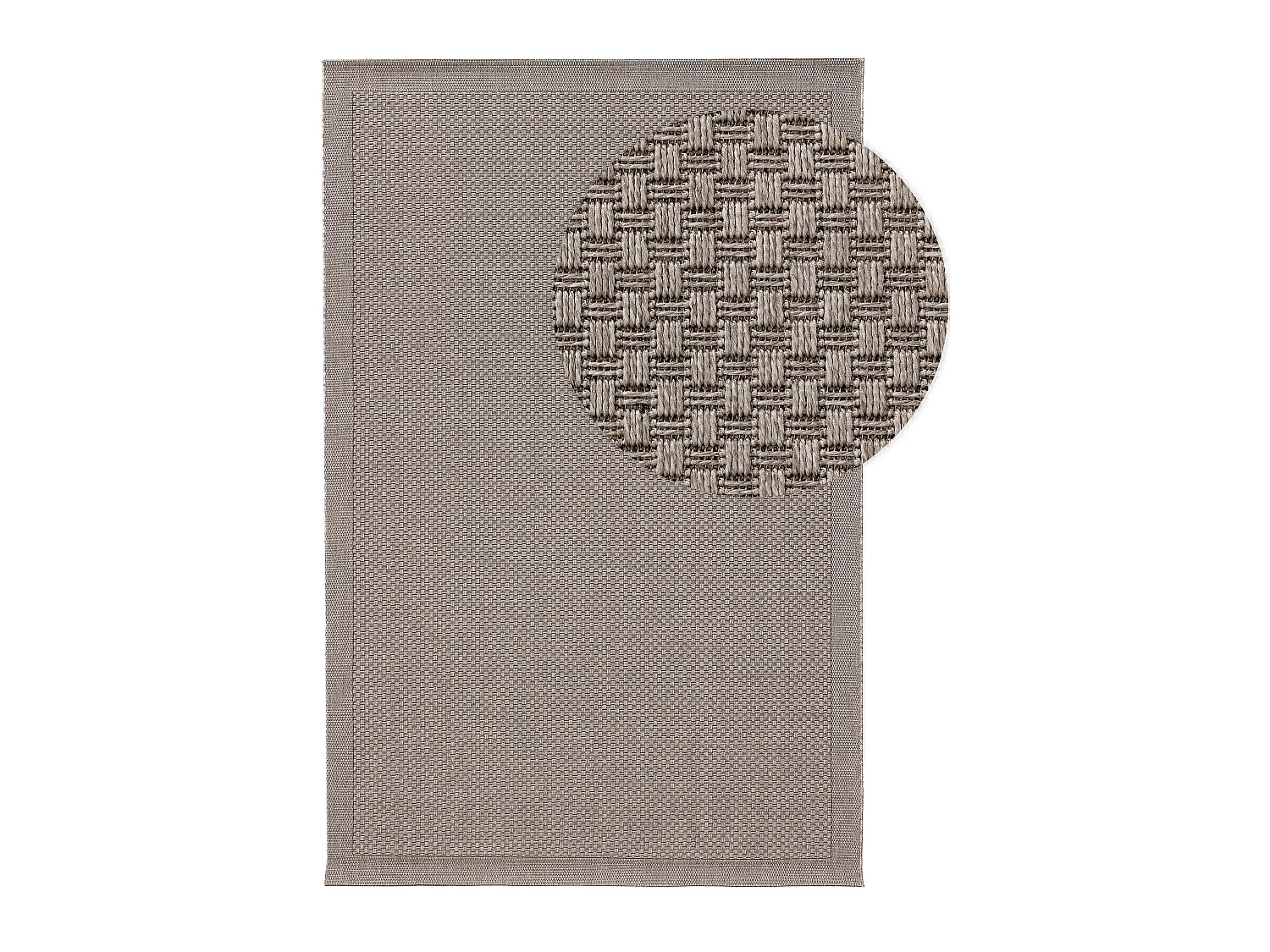 Tapis d'extérieur & intérieur Naoto Gris clair 160x230 cm