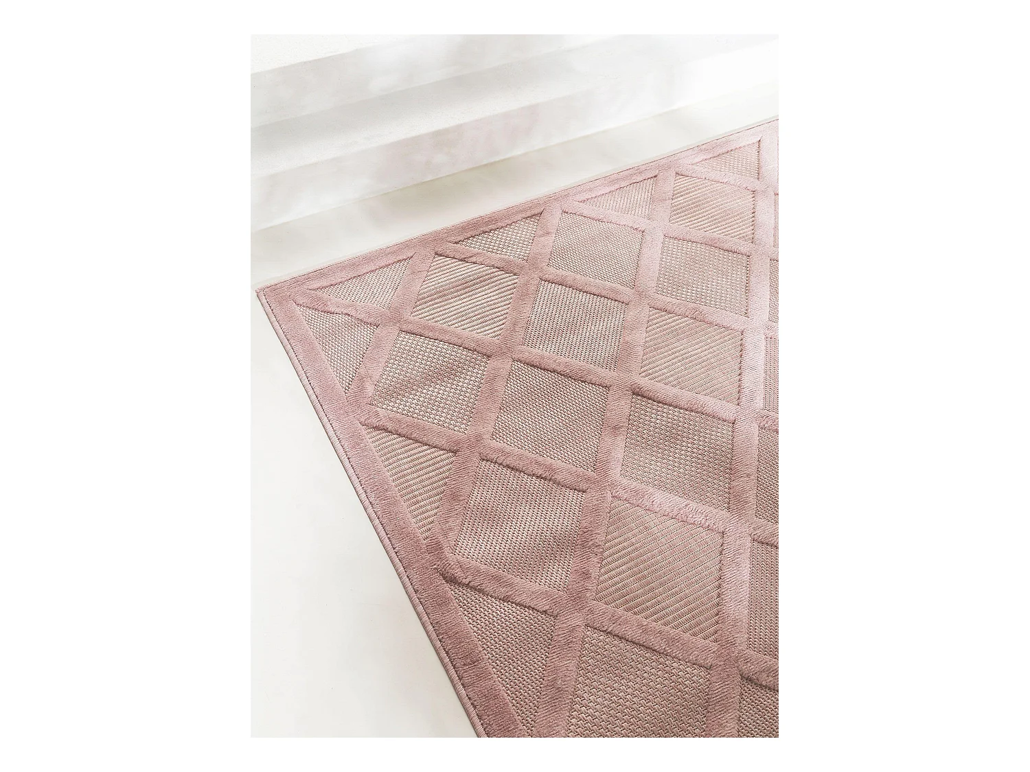 Tapis d'extérieur & intérieur Bonte Rose 80x150 cm