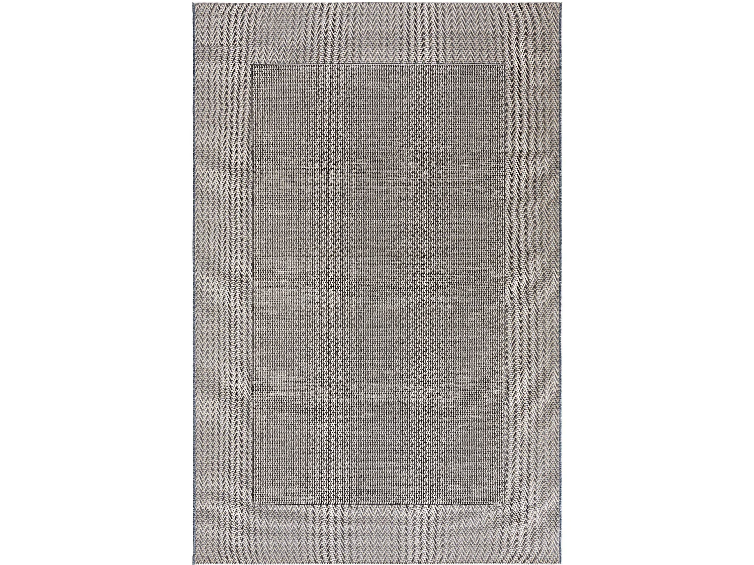 Tapis d'extérieur & intérieur River Beige/Bleu 100x150 cm