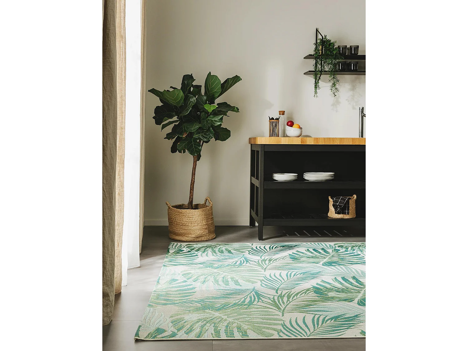 Tapis d'extérieur & intérieur Artis Vert 120x180 cm