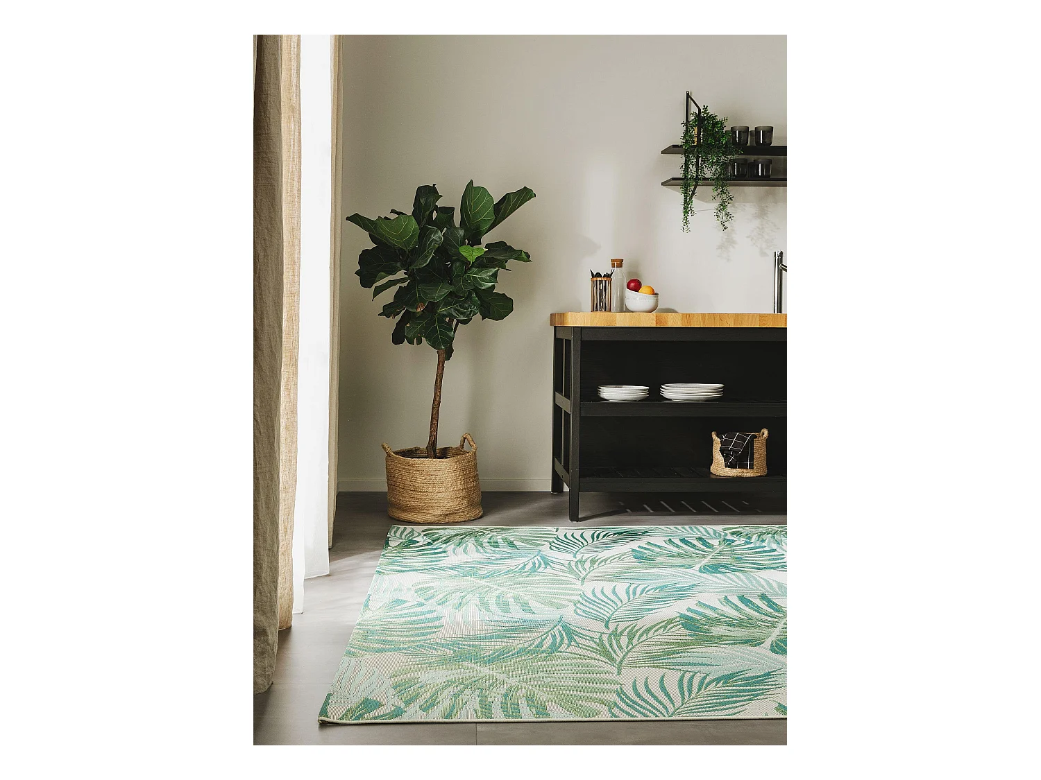 Tapis d'extérieur & intérieur Artis Vert 240x340 cm