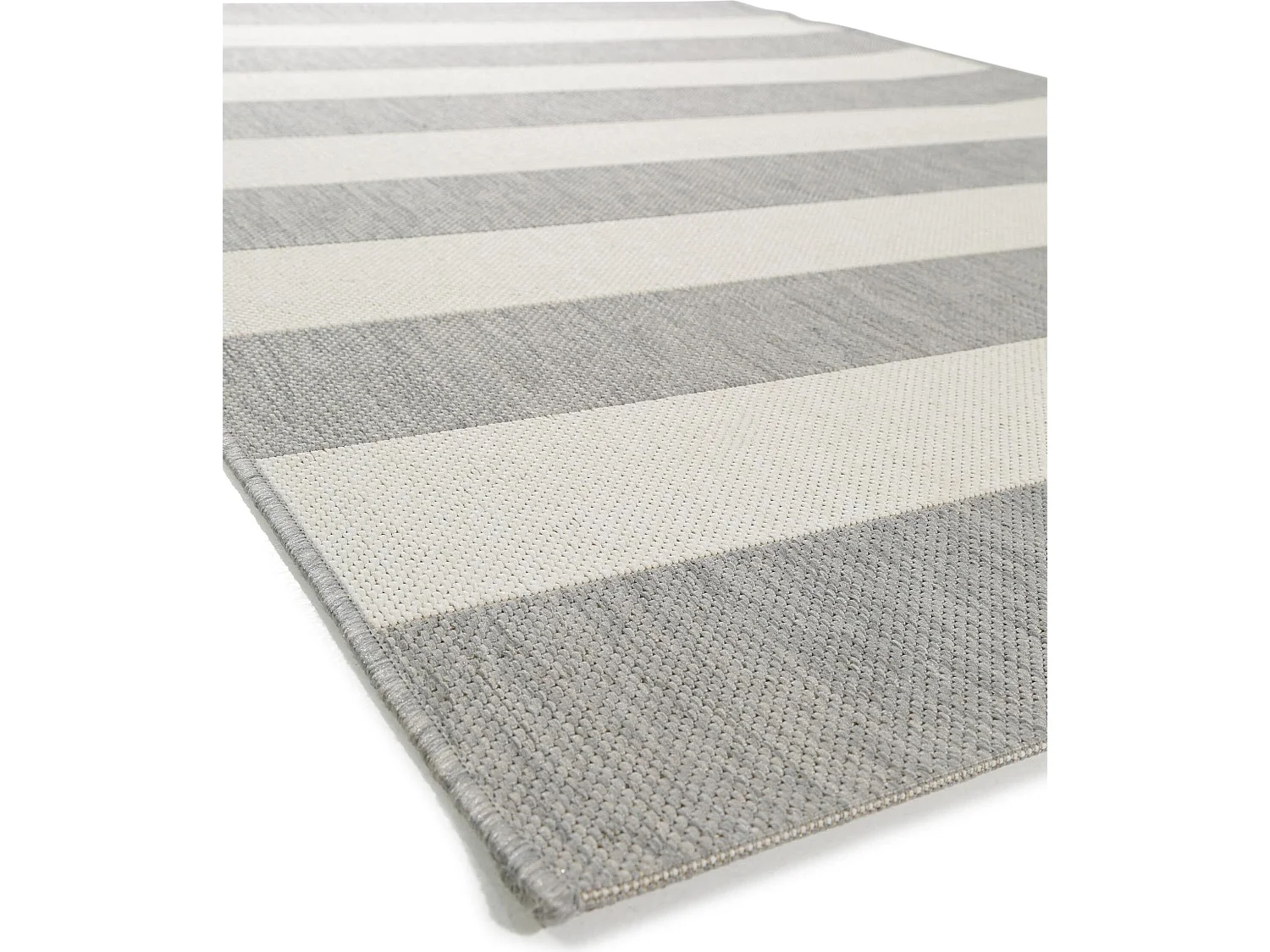 Tapis d'extérieur & intérieur Metro Gris 80x150 cm