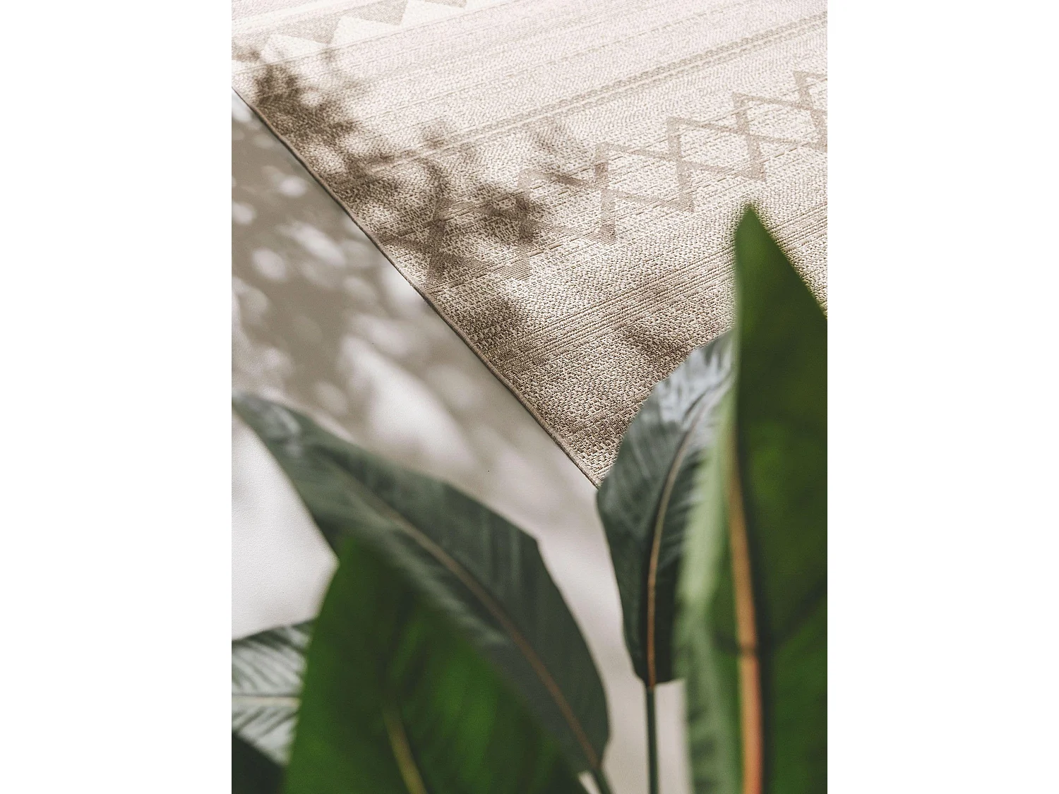 Tapis d'extérieur & intérieur Naoto Taupe 160x230 cm