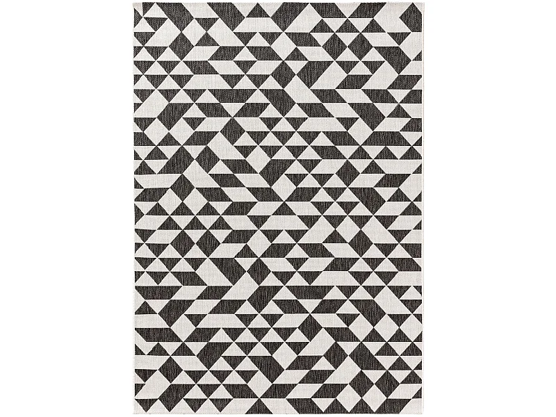 Tapis d'extérieur & intérieur Cleo Noir 160x230 cm