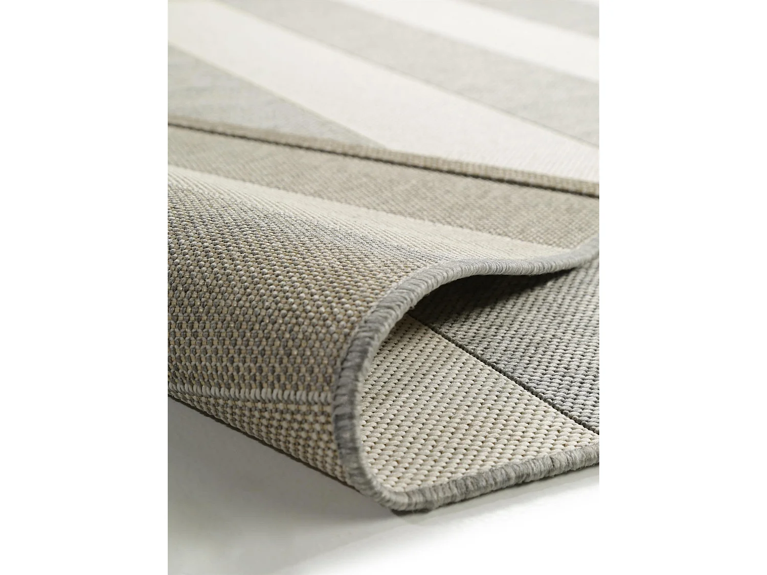 Tapis d'extérieur & intérieur Metro Gris 140x200 cm