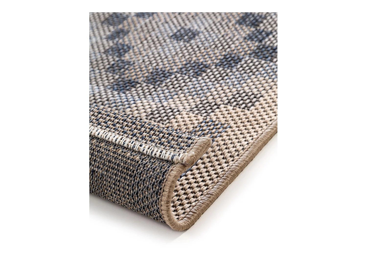 Tapis d'extérieur & intérieur River Bleu 160x230 cm