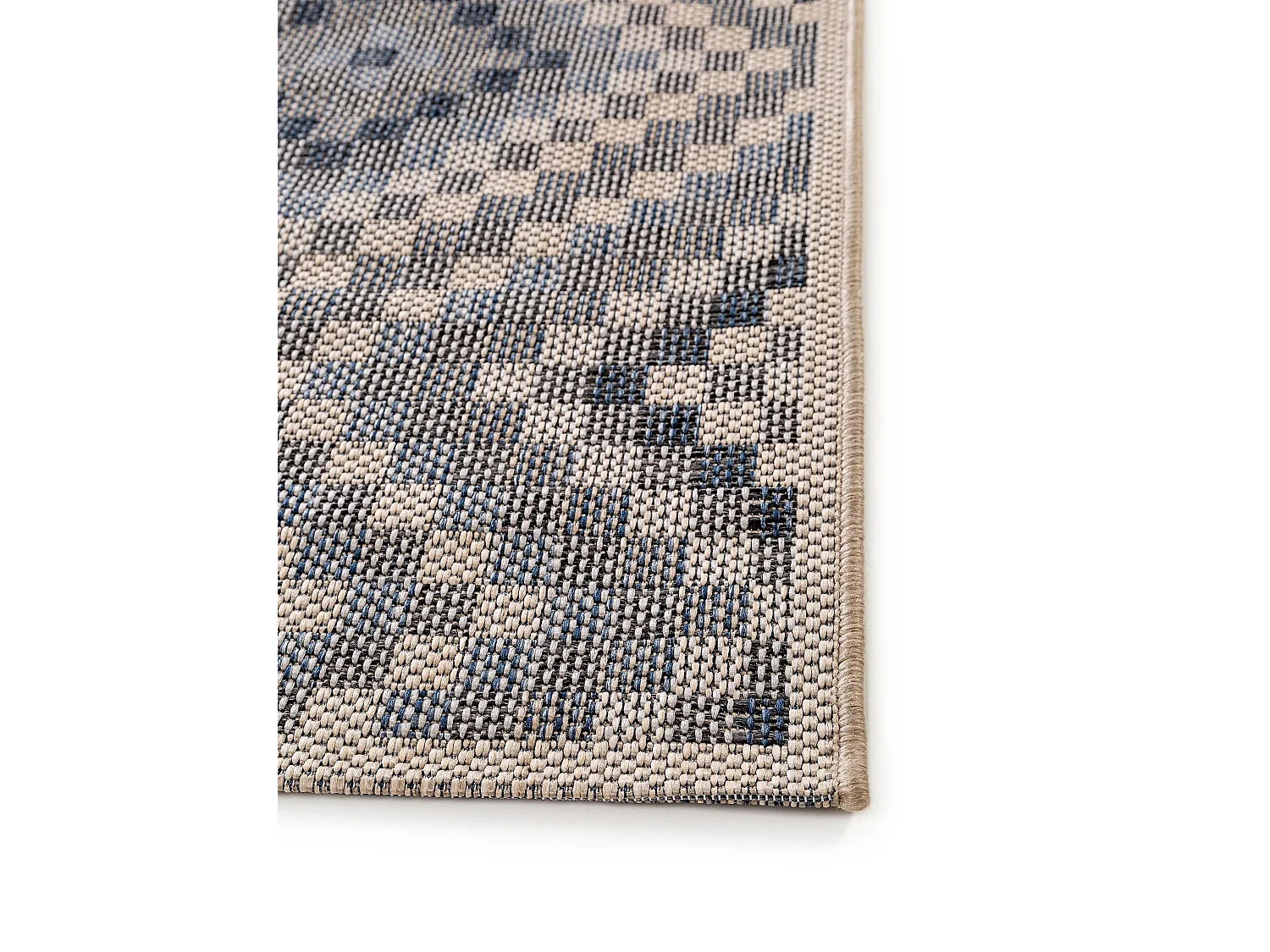 Tapis d'extérieur & intérieur River Bleu 160x230 cm