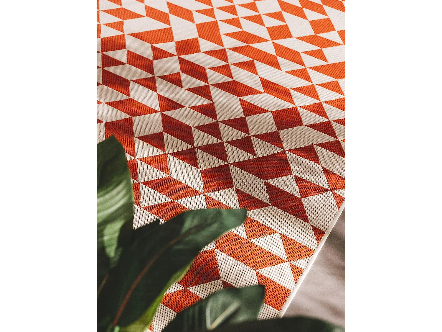 Tapis d'extérieur & intérieur Cleo Orange 240x340 cm