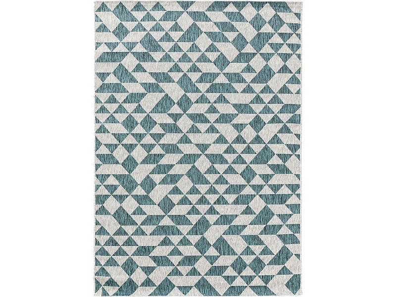 Tapis d'extérieur & intérieur Cleo Bleu 200x300 cm