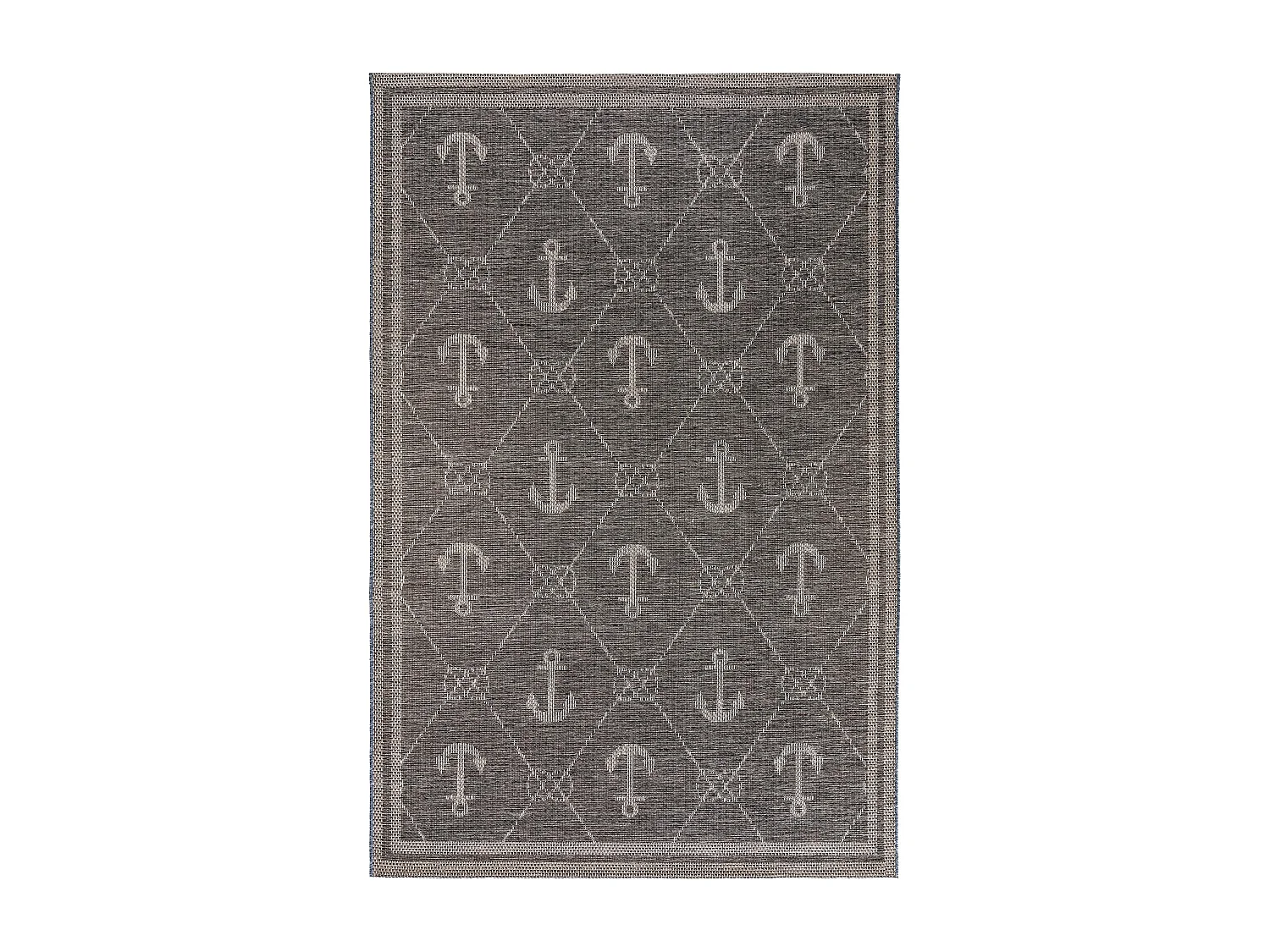 Tapis d'extérieur & intérieur River Bleu 133x190 cm