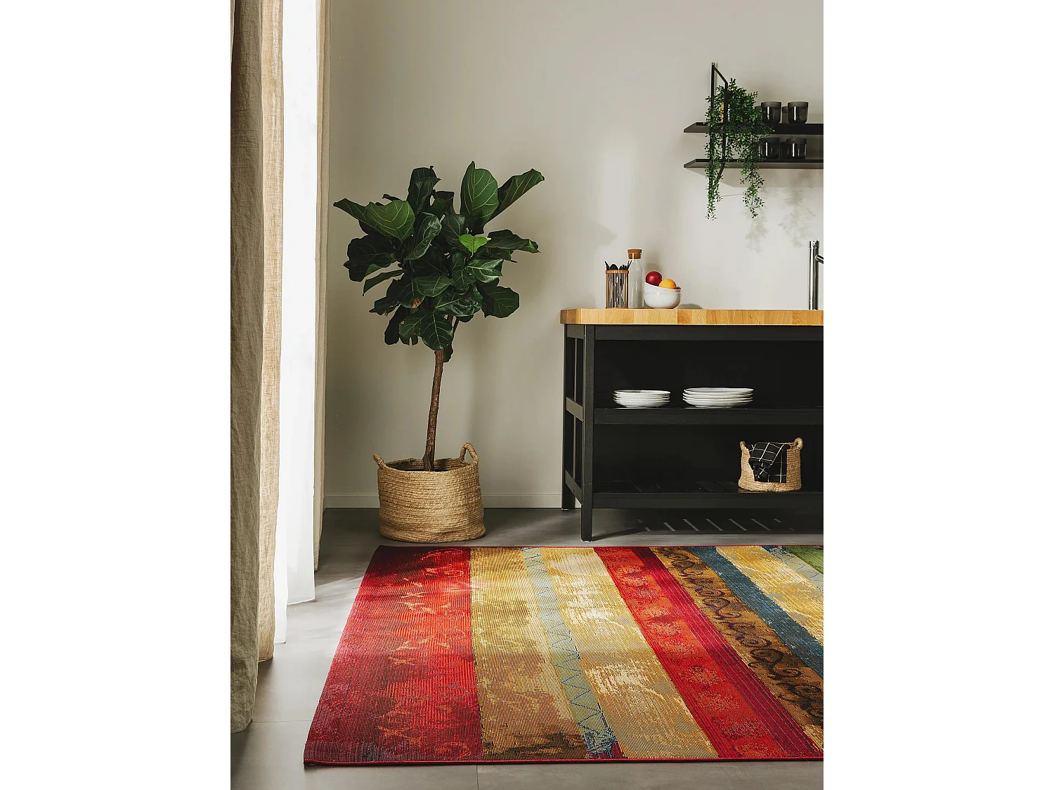 Tapis d'extérieur & intérieur Artis Multicouleur 120x180 cm