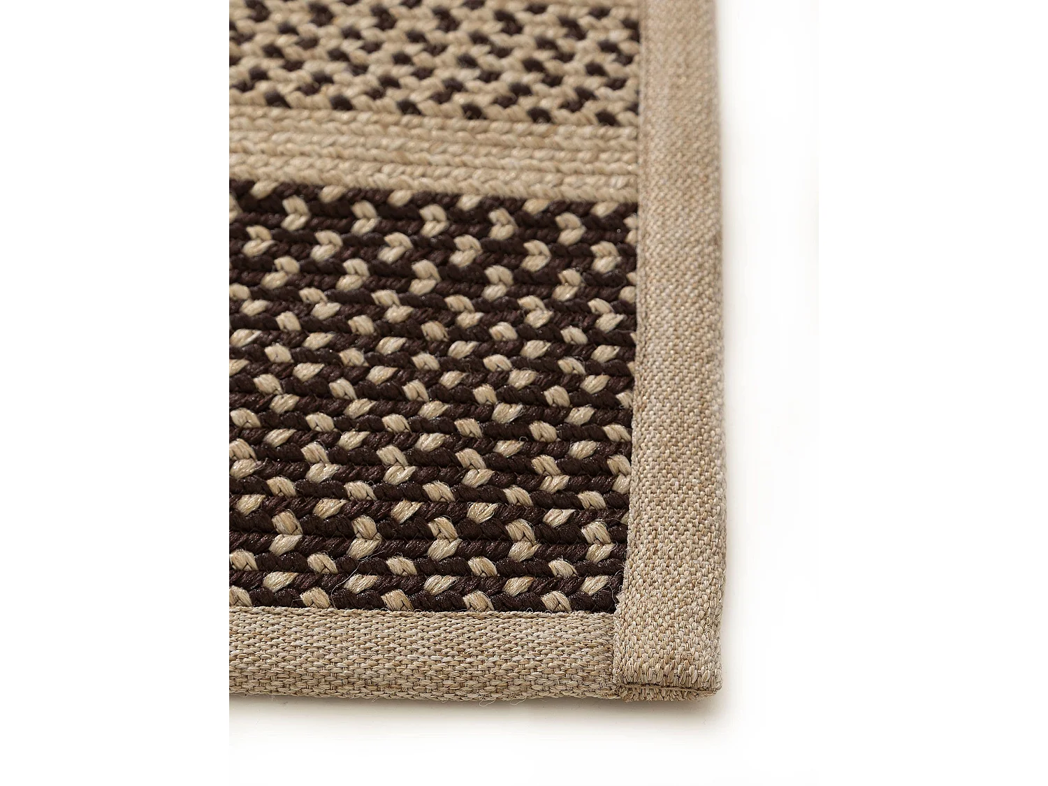 Tapis d'extérieur & intérieur Nandi Marron 120x170 cm