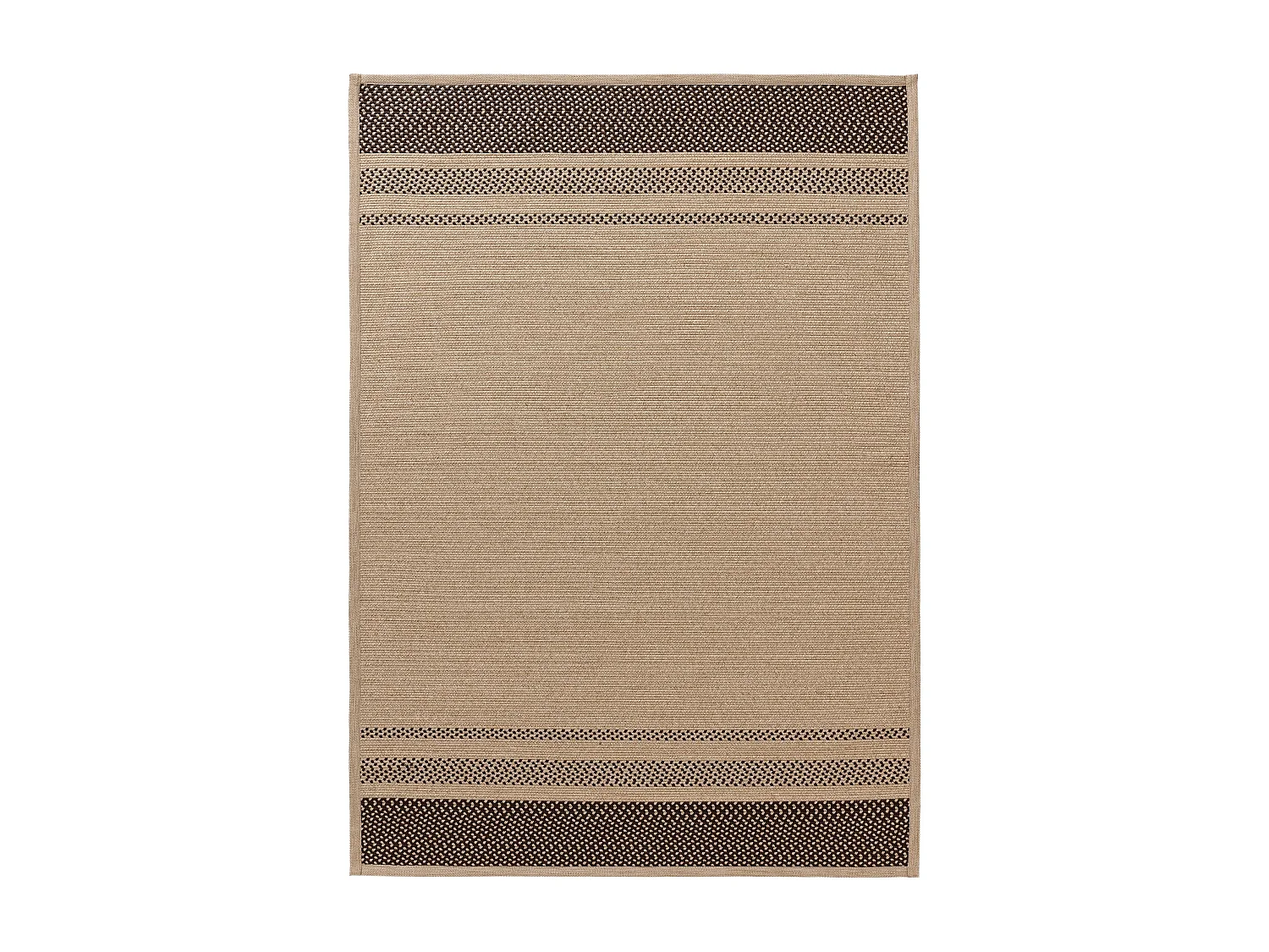 Tapis d'extérieur & intérieur Nandi Marron 120x170 cm