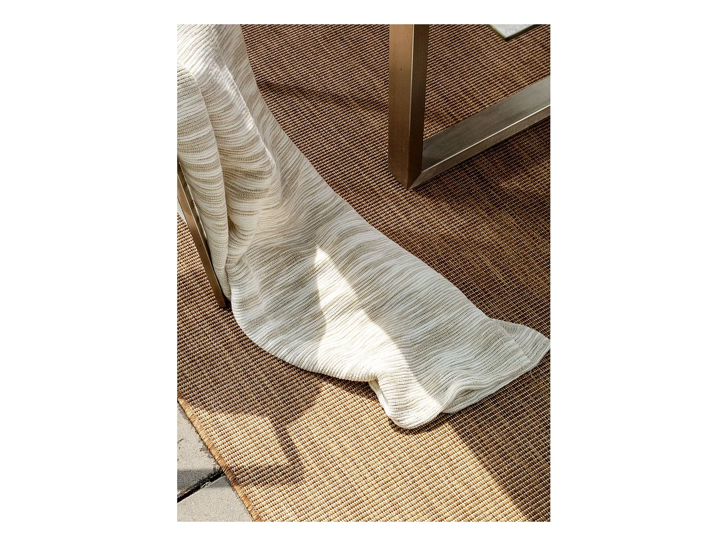 Tapis d'extérieur & intérieur Metro Marron 200x290 cm