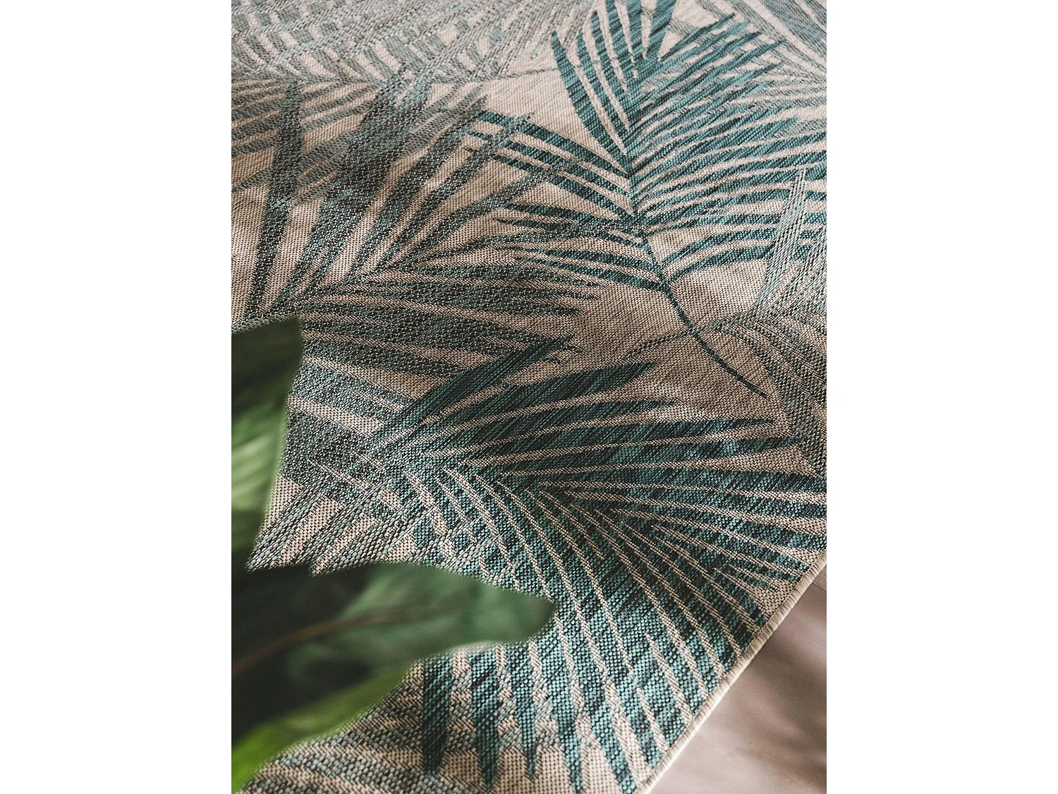 Tapis d'extérieur & intérieur Cleo Bleu 200x300 cm