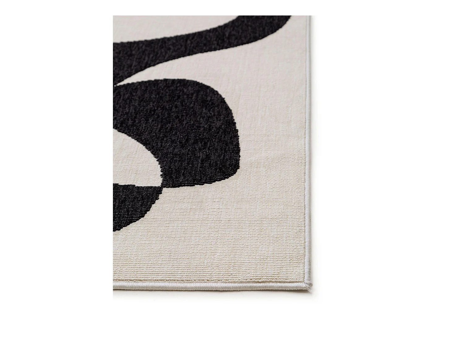 Tapis d'extérieur & intérieur Taro Noir & Blanc 200x290 cm