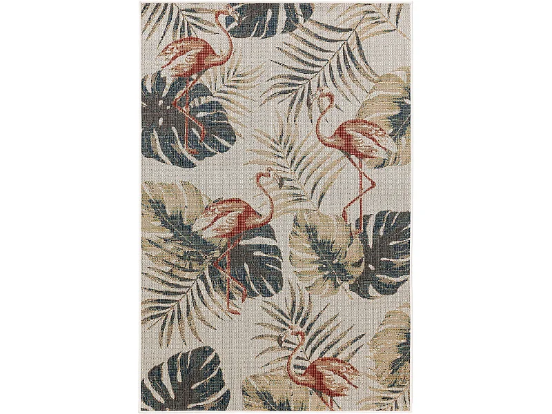 Tapis d'extérieur & intérieur Mirena Multicouleur 80x150 cm