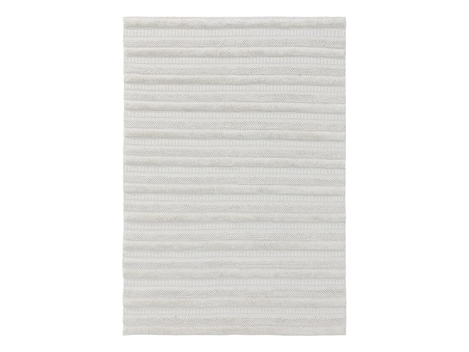 Tapis fabriqué à partir de matériaux recyclés Toni Ivory 80x150 cm