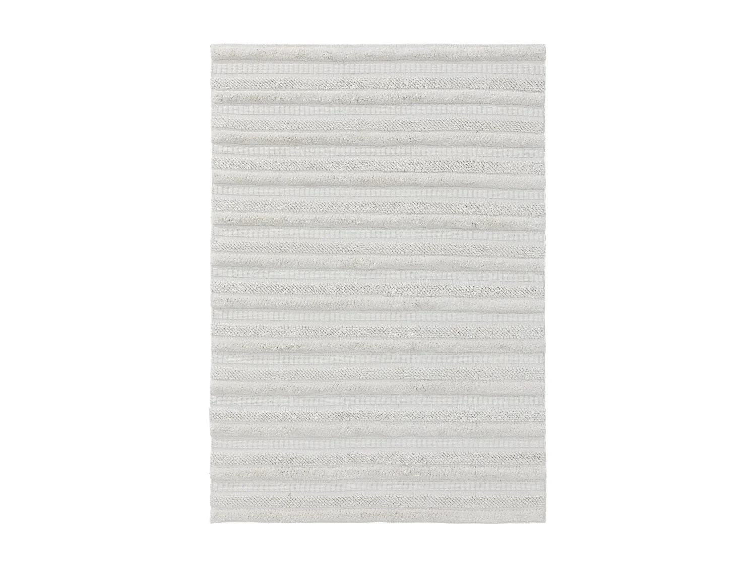 Tapis fabriqué à partir de matériaux recyclés Toni Ivory 80x150 cm