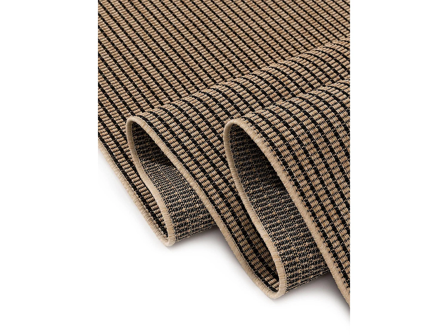 Tapis d'extérieur & intérieur Naoto Beige/Noir 160x230 cm