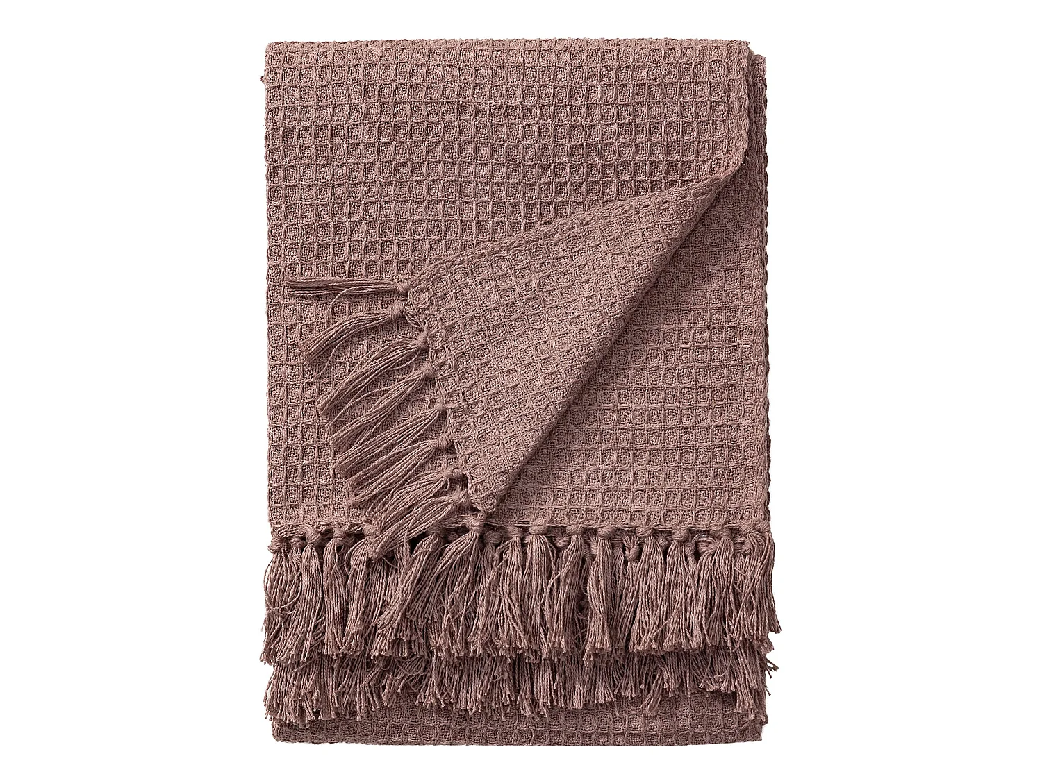 Plaid en coton Amalia Rose 125x150 cm