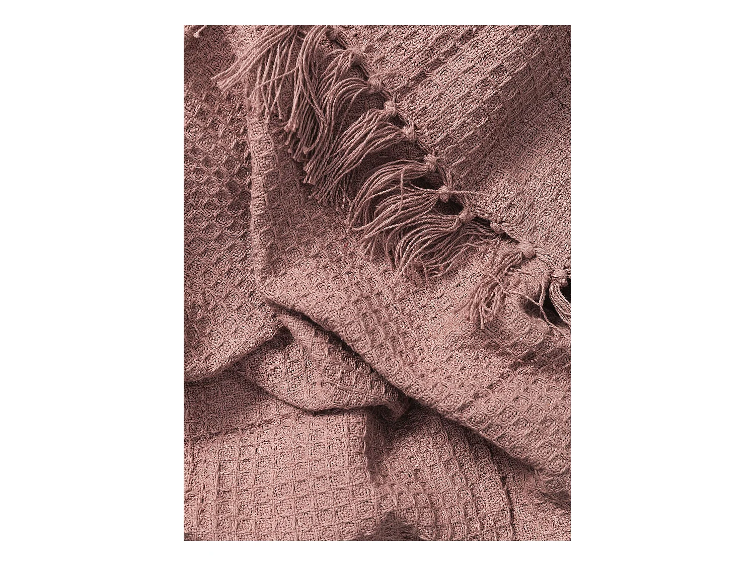 Plaid en coton Amalia Rose 125x150 cm