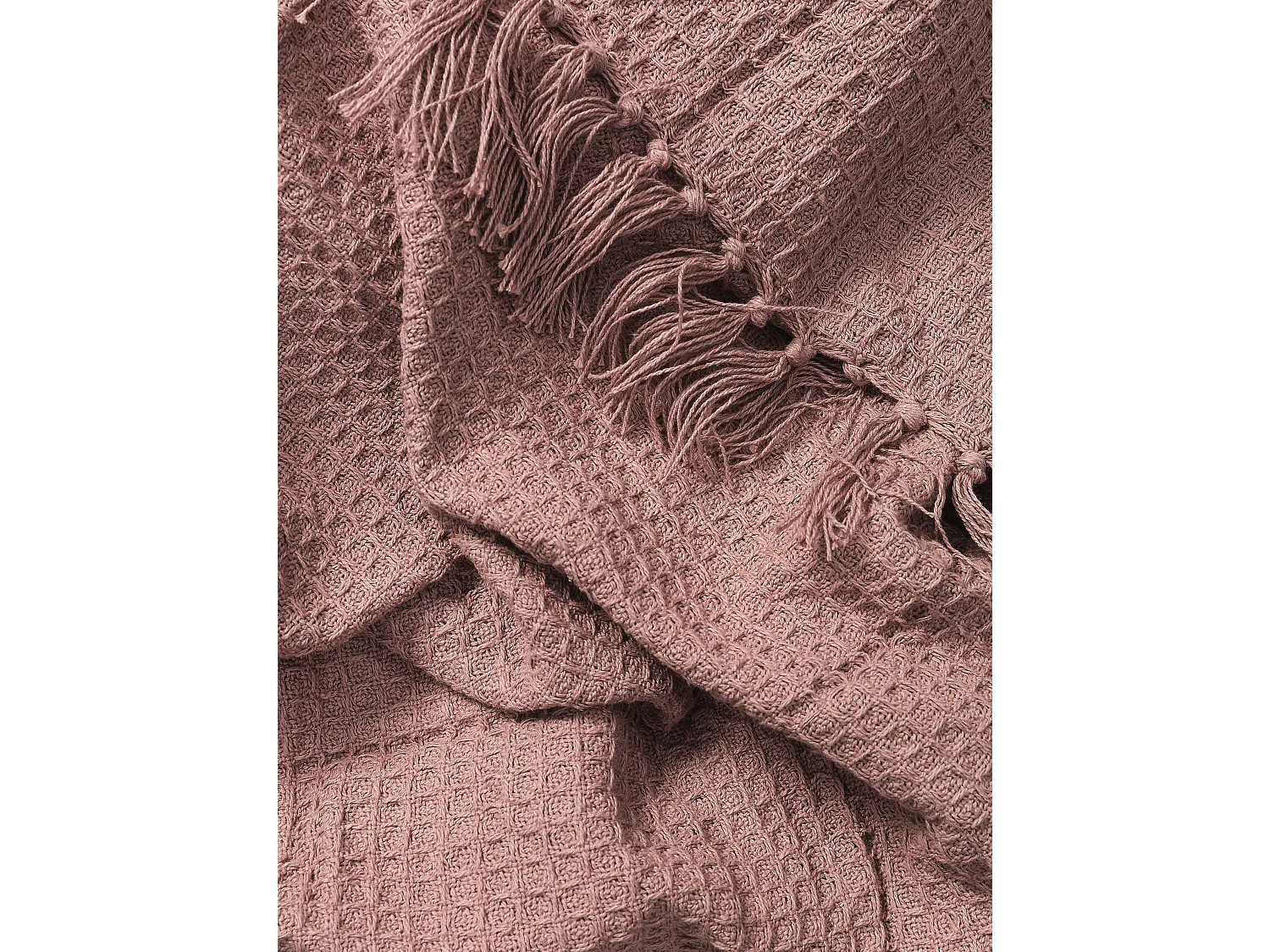 Plaid en coton Amalia Rose 125x150 cm