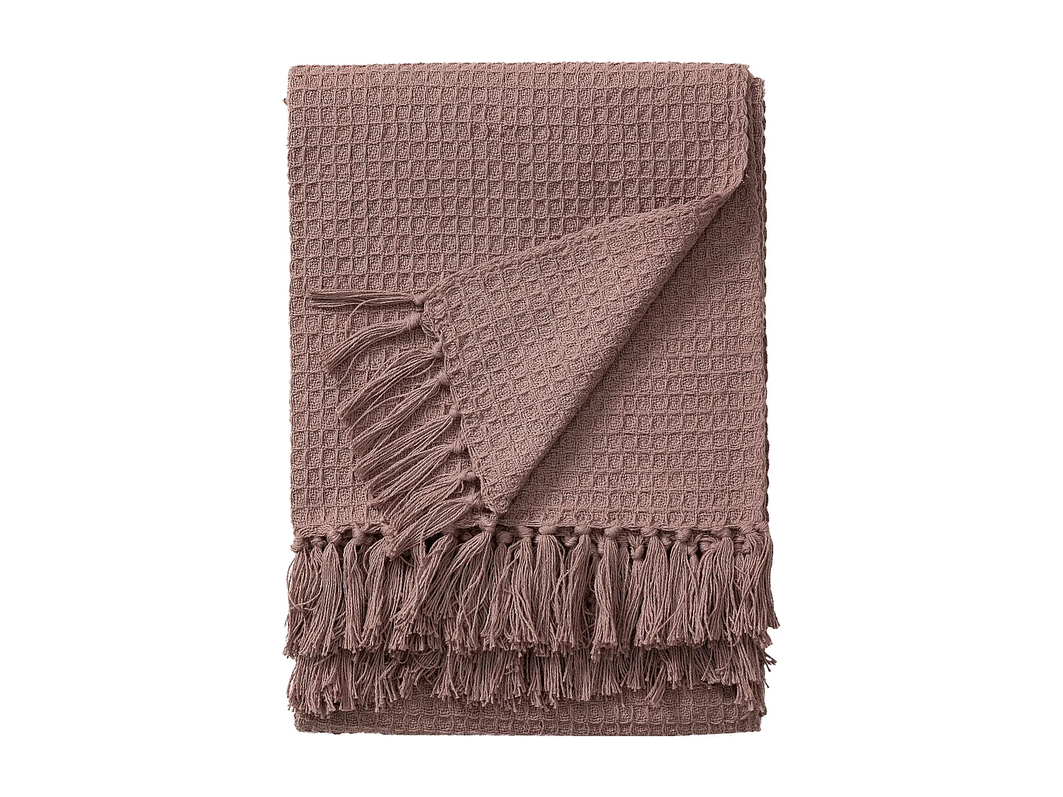 Plaid en coton Amalia Rose 125x150 cm