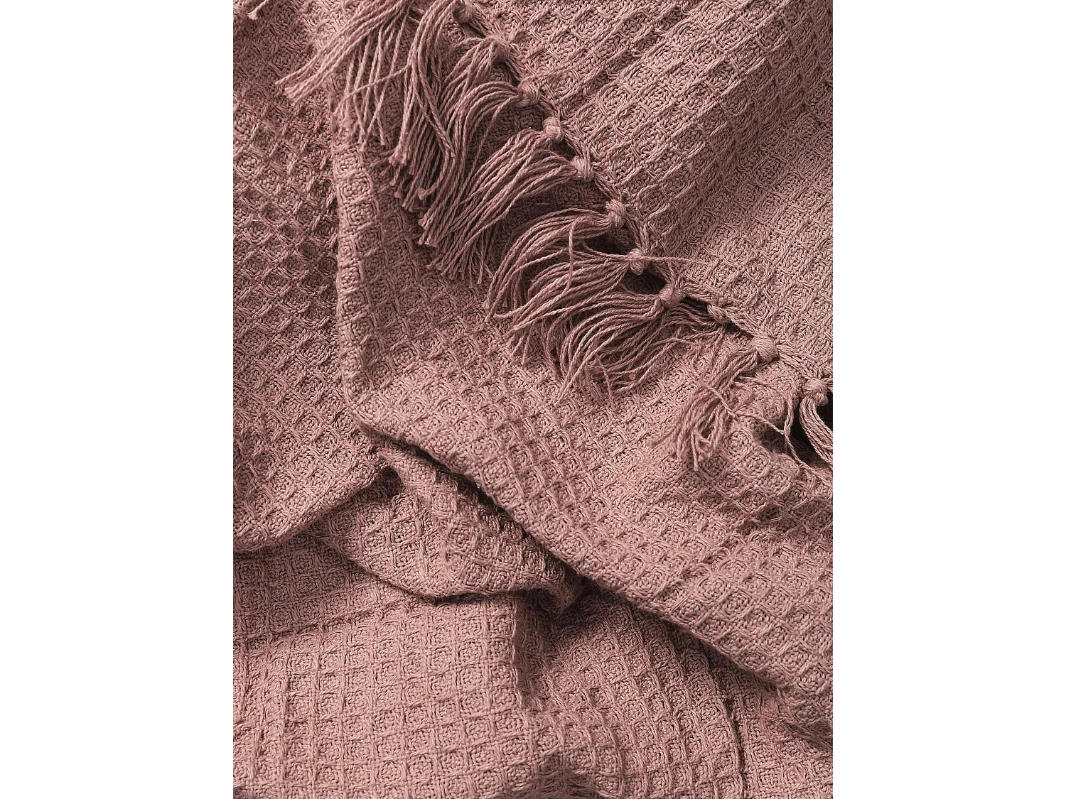 Plaid en coton Amalia Rose 125x150 cm