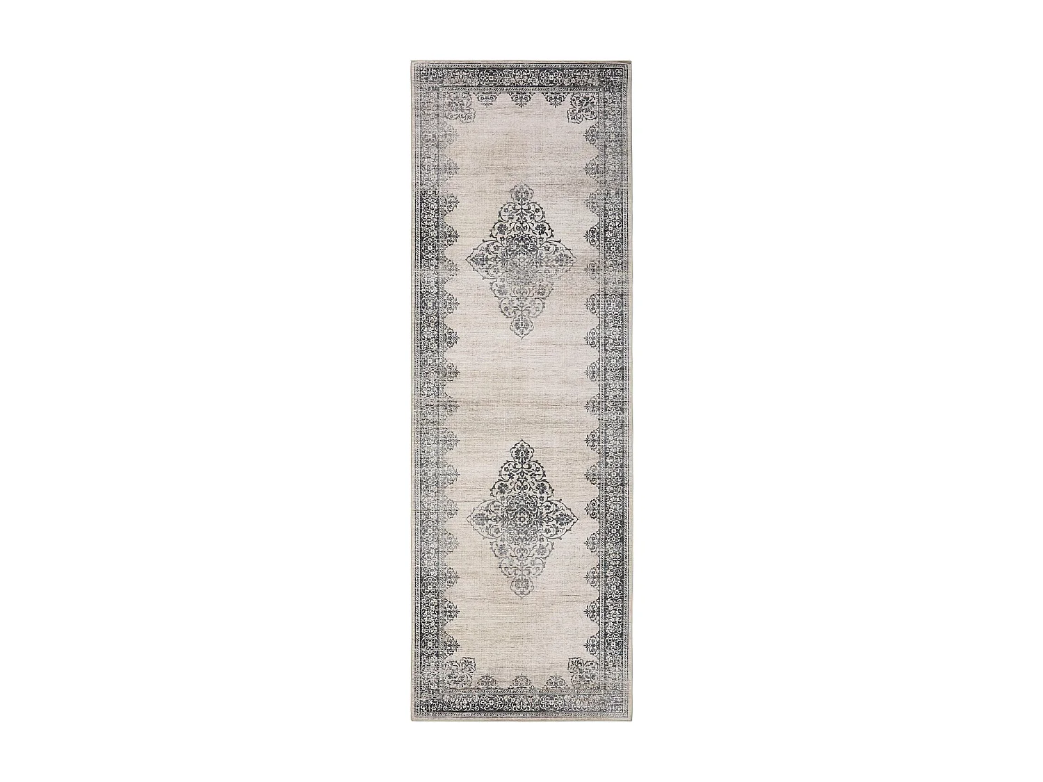 Tapis de couloir Laury Gris 80x240 cm