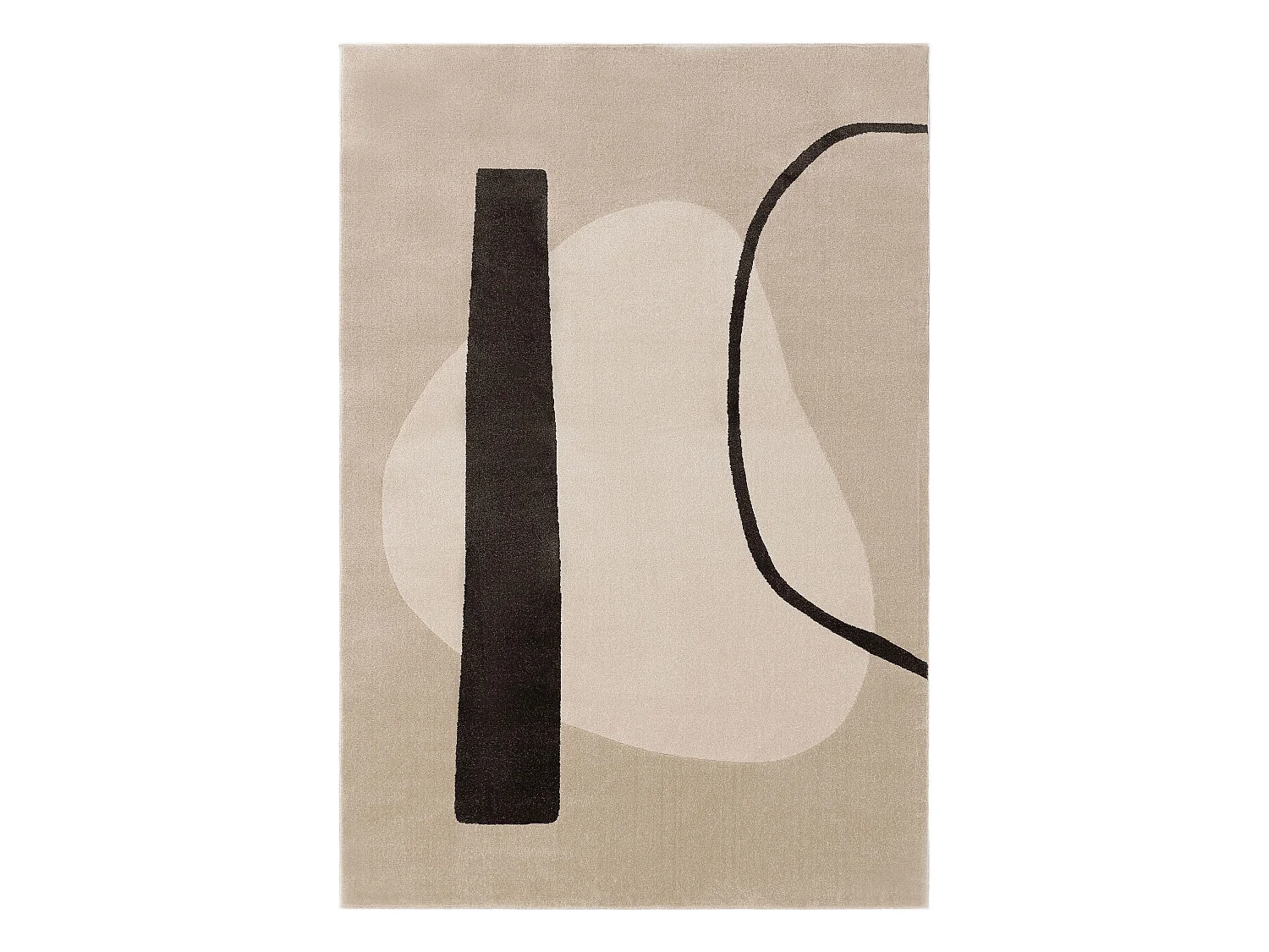 Tapis Ida Crème/Anthracite 120x170 cm