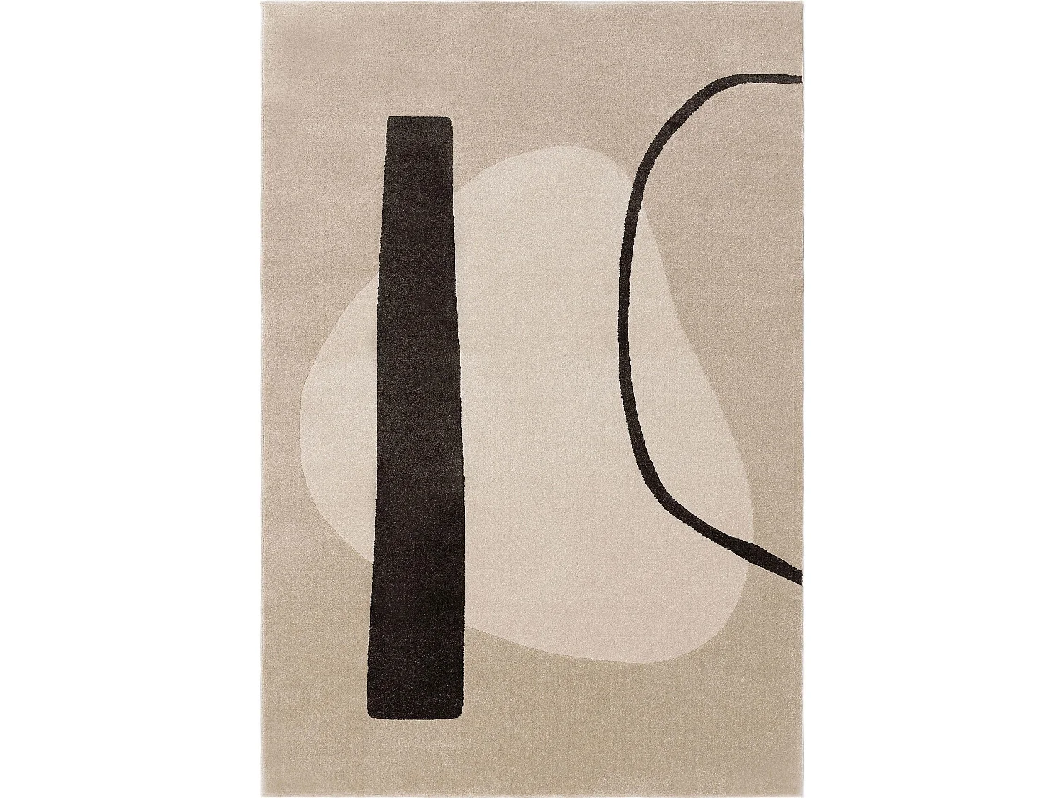 Tapis Ida Crème/Anthracite 120x170 cm